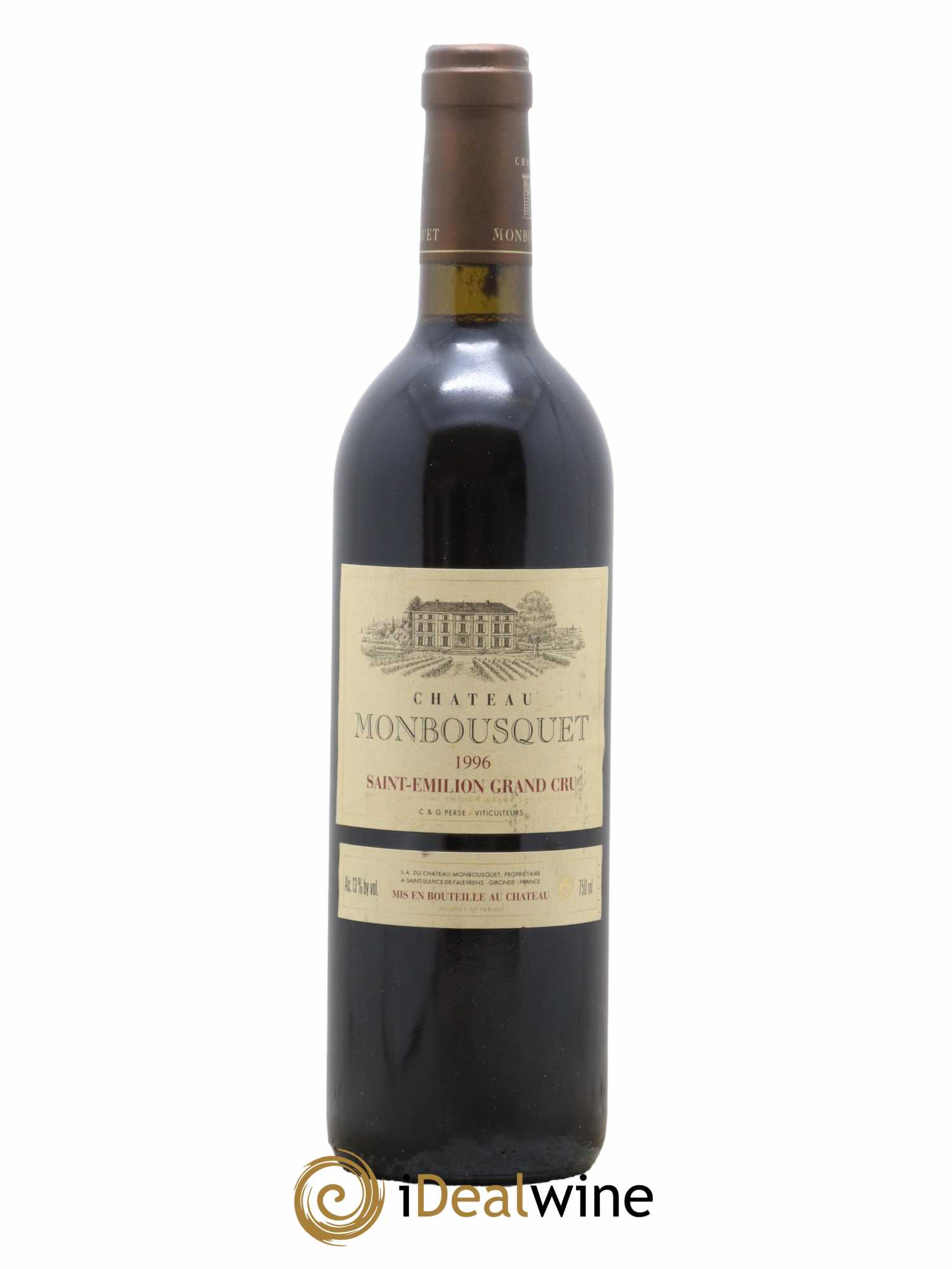 Château Monbousquet Grand Cru Classé 1996 - Posten von 1 Flasche - 0