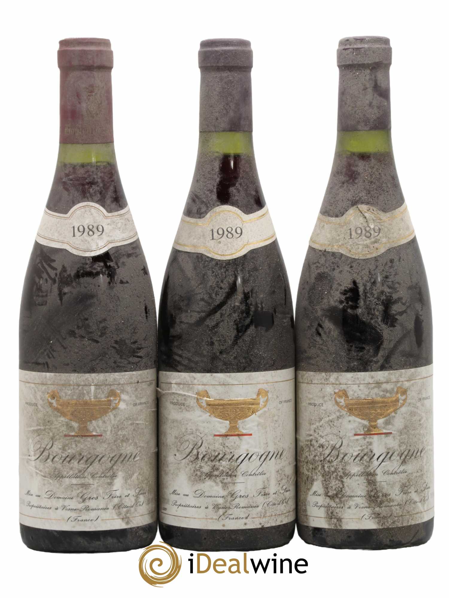 Bourgogne Gros Frère & Soeur 1989 - Lot de 3 bouteilles - 0