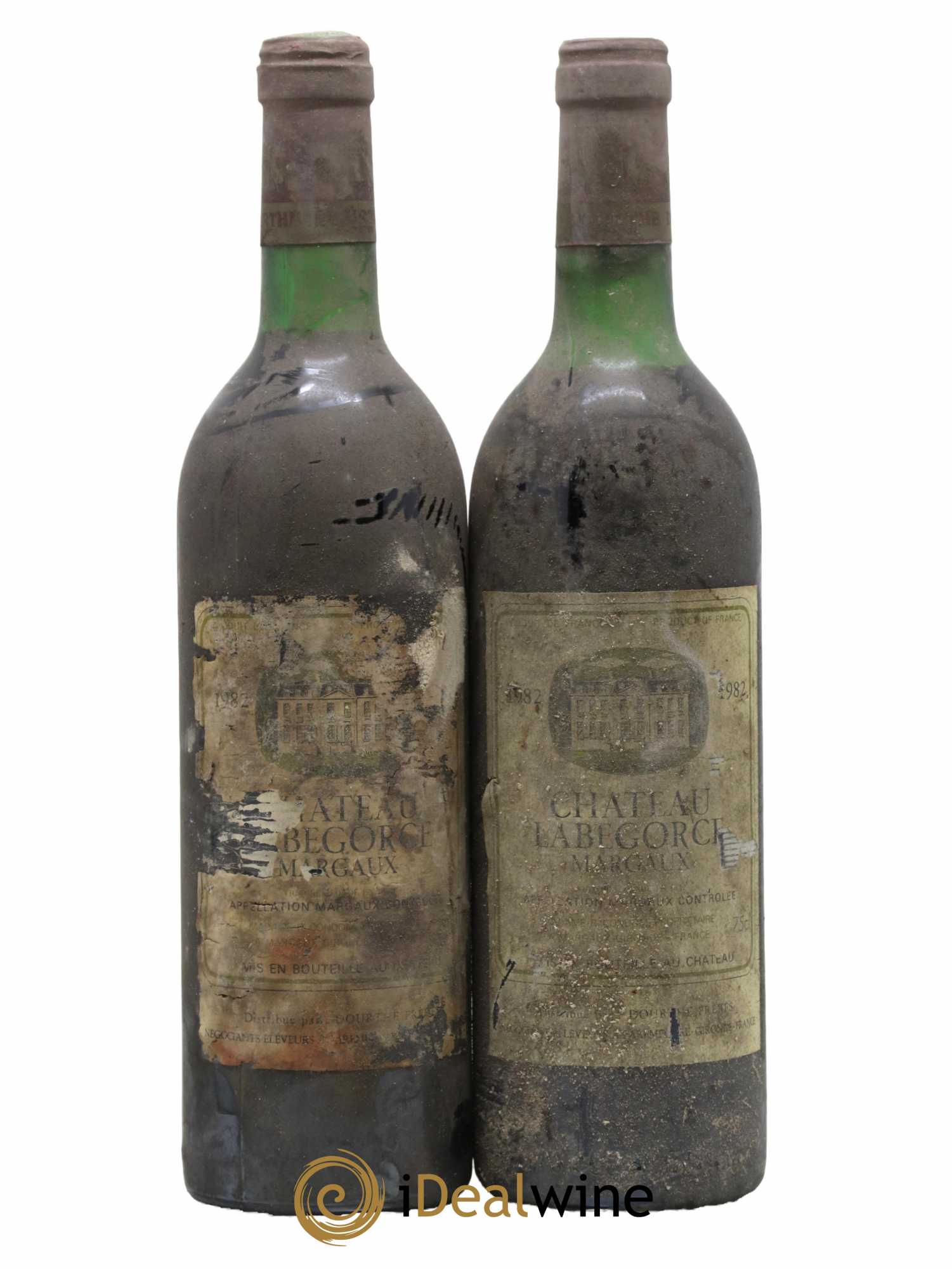 Château Labegorce Cru Bourgeois 1982 - Lot de 2 bouteilles - 0