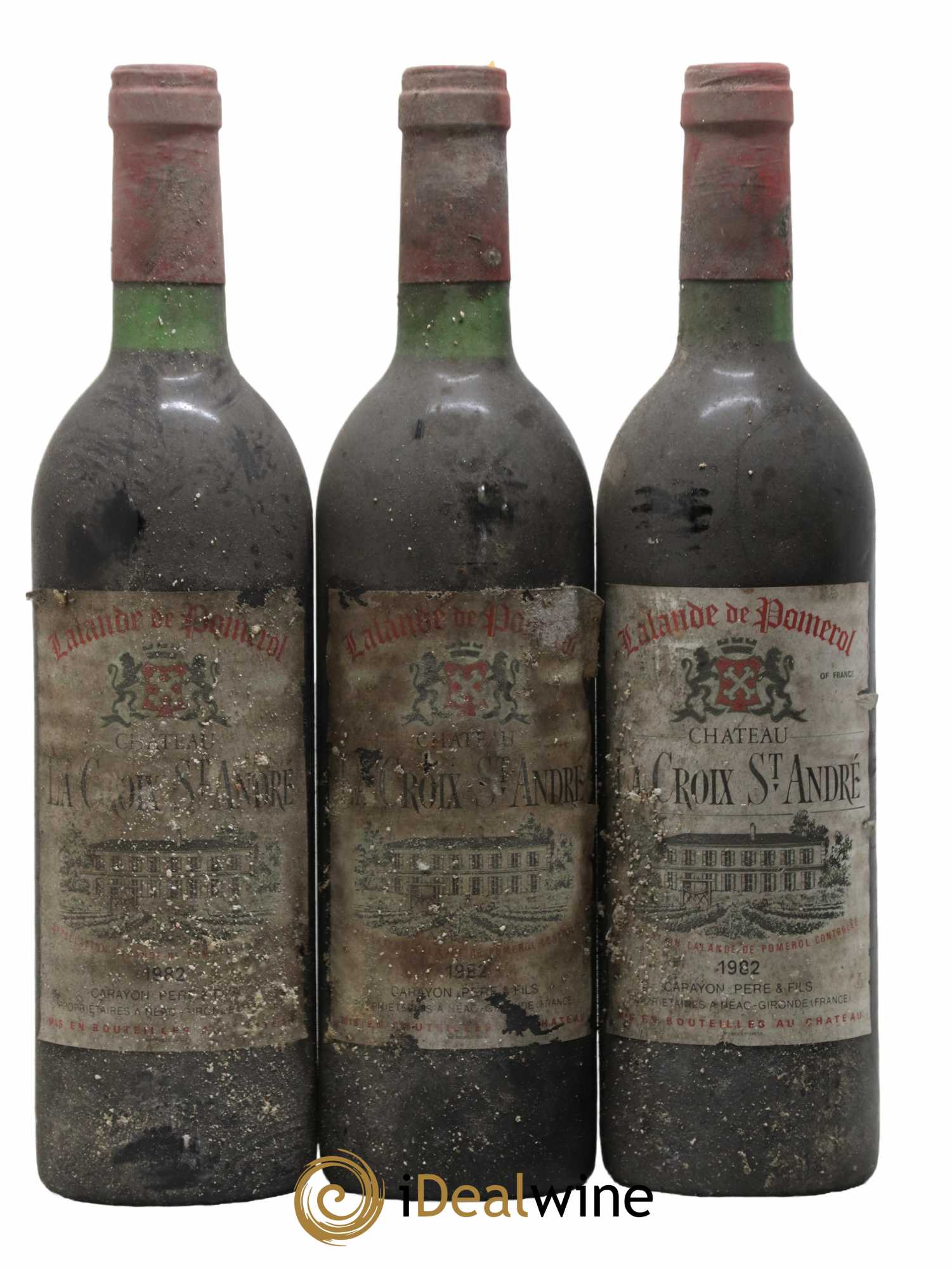 Château La Croix Saint André 1982 - Lot de 6 bouteilles - 1