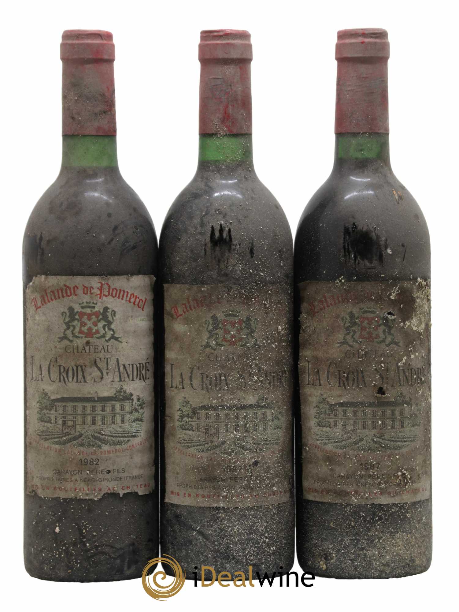Château La Croix Saint André 1982 - Lot de 6 bouteilles - 2