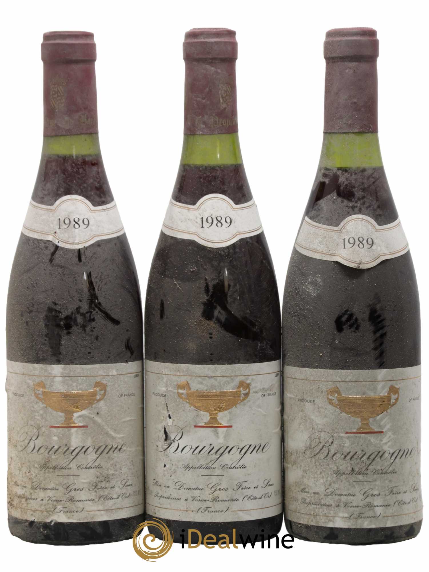 Bourgogne Gros Frère & Soeur 1989 - Lot de 6 bouteilles - 1