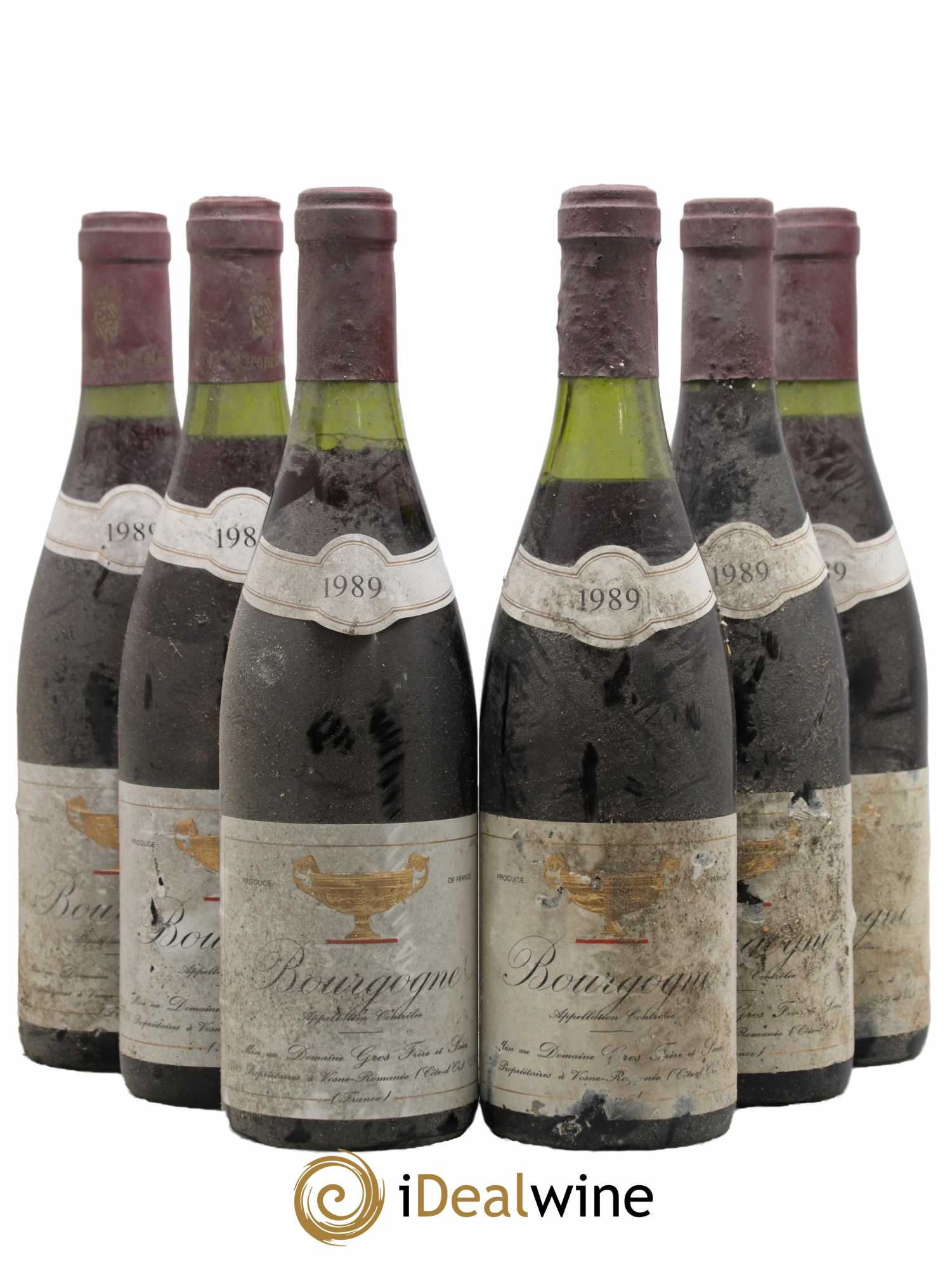 Bourgogne Gros Frère & Soeur 1989 - Lot de 6 bouteilles - 0
