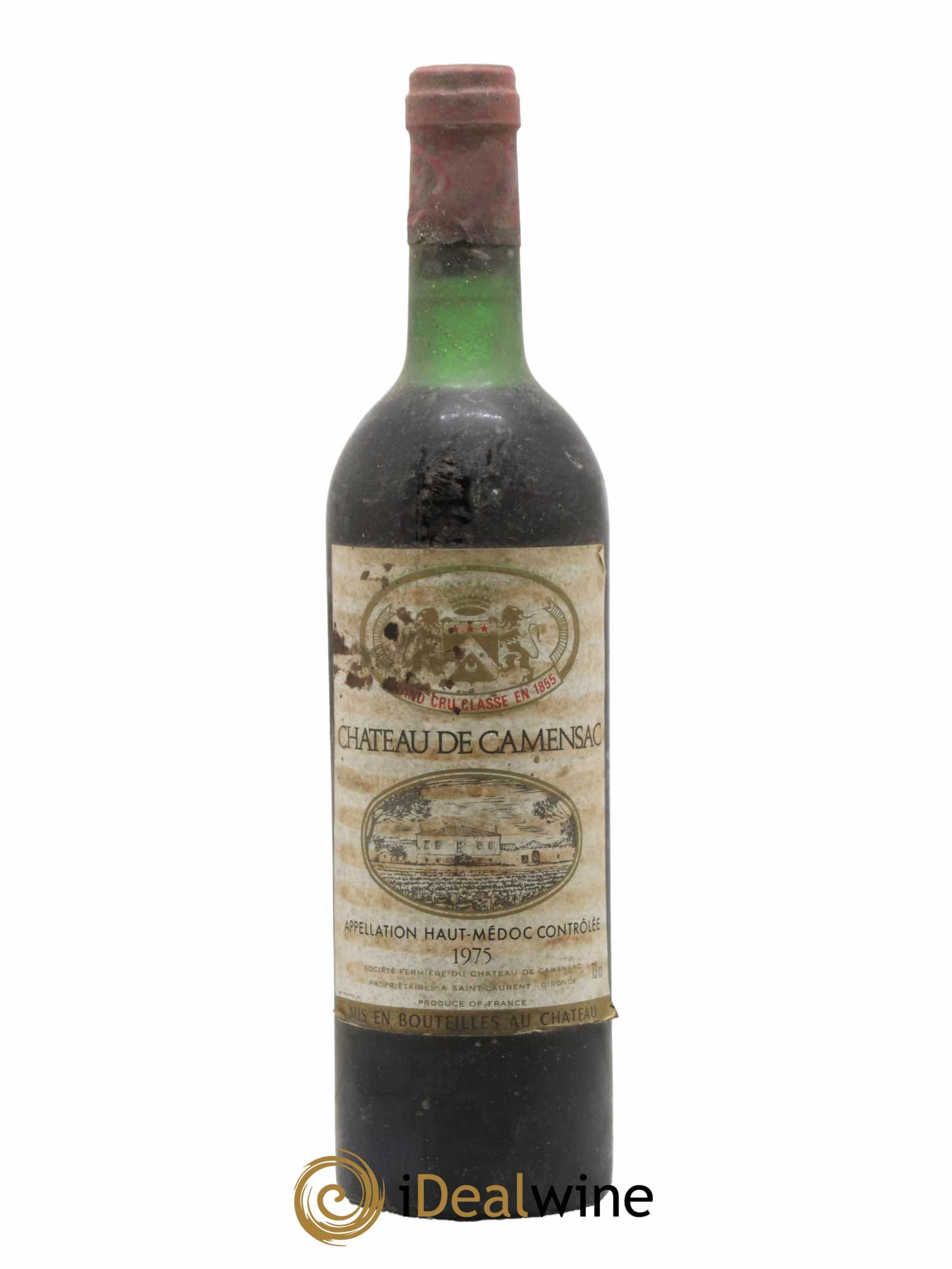 Château Camensac 5ème Grand Cru Classé 1975 - Lot de 1 bouteille - 0