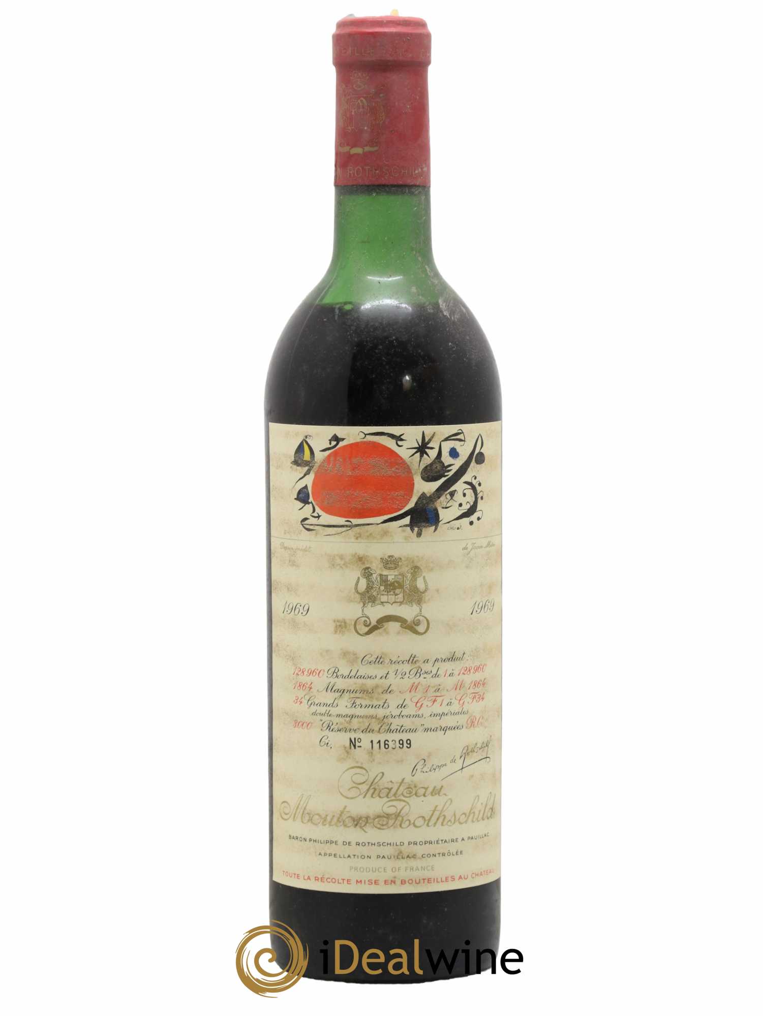 Buy Château Mouton Rothschild 1er Grand Cru Classé 1969 (lot