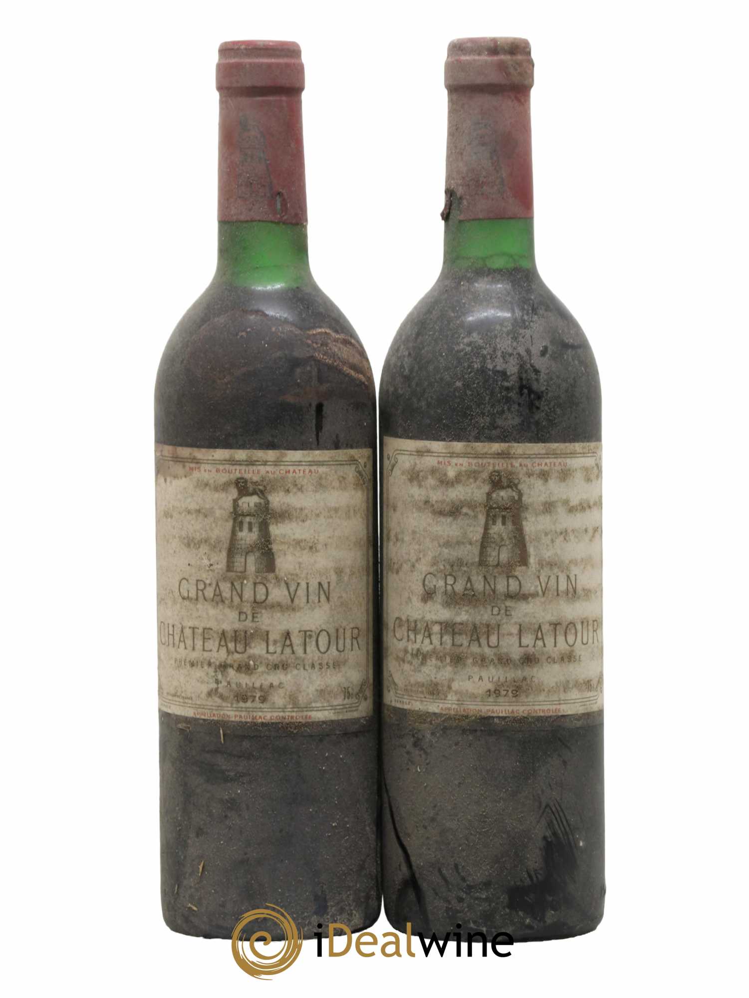Château Latour 1er Grand Cru Classé 1979 - Lot de 2 bouteilles - 0