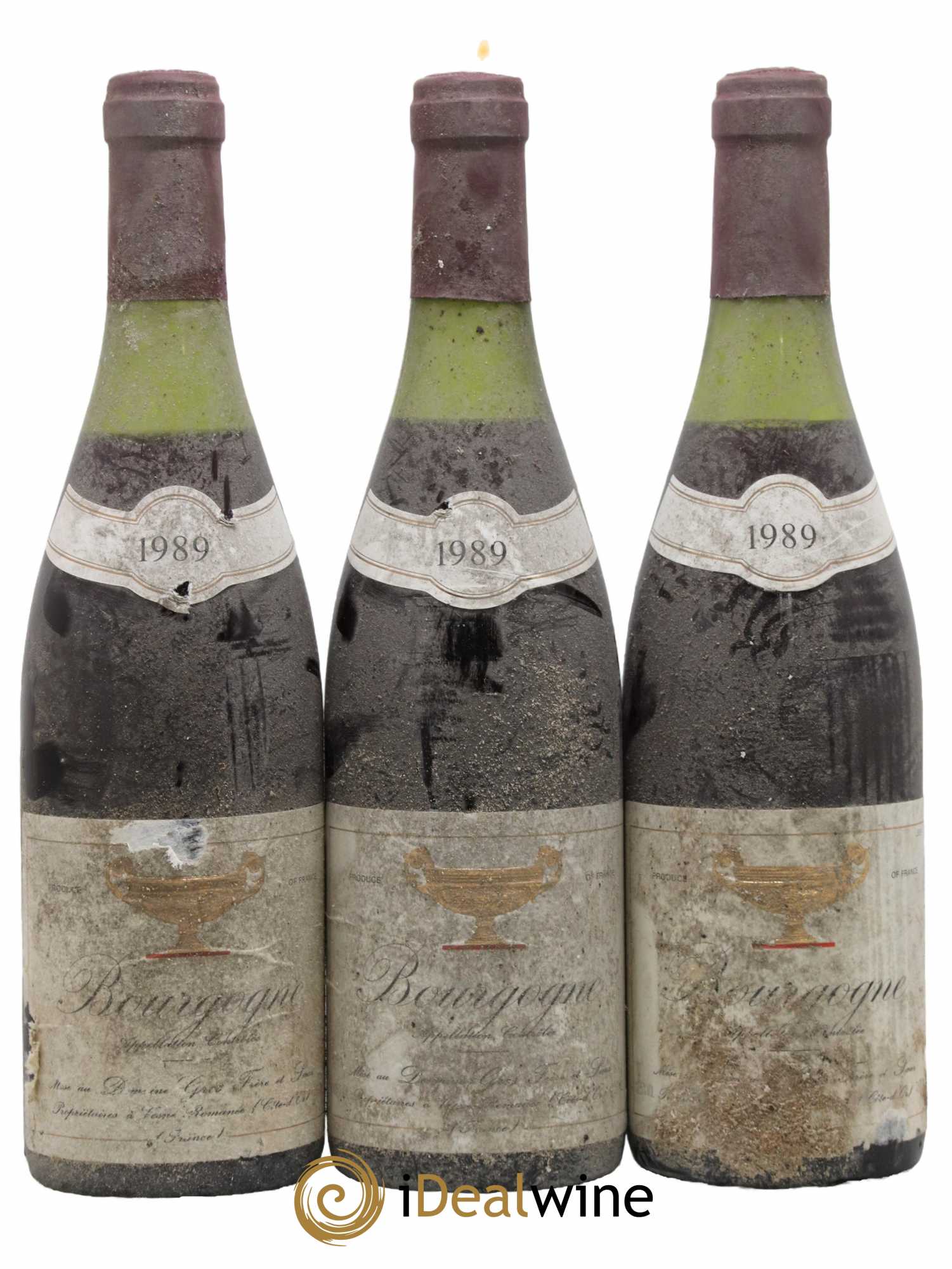 Bourgogne Gros Frère & Soeur 1989 - Lot de 3 bouteilles - 0