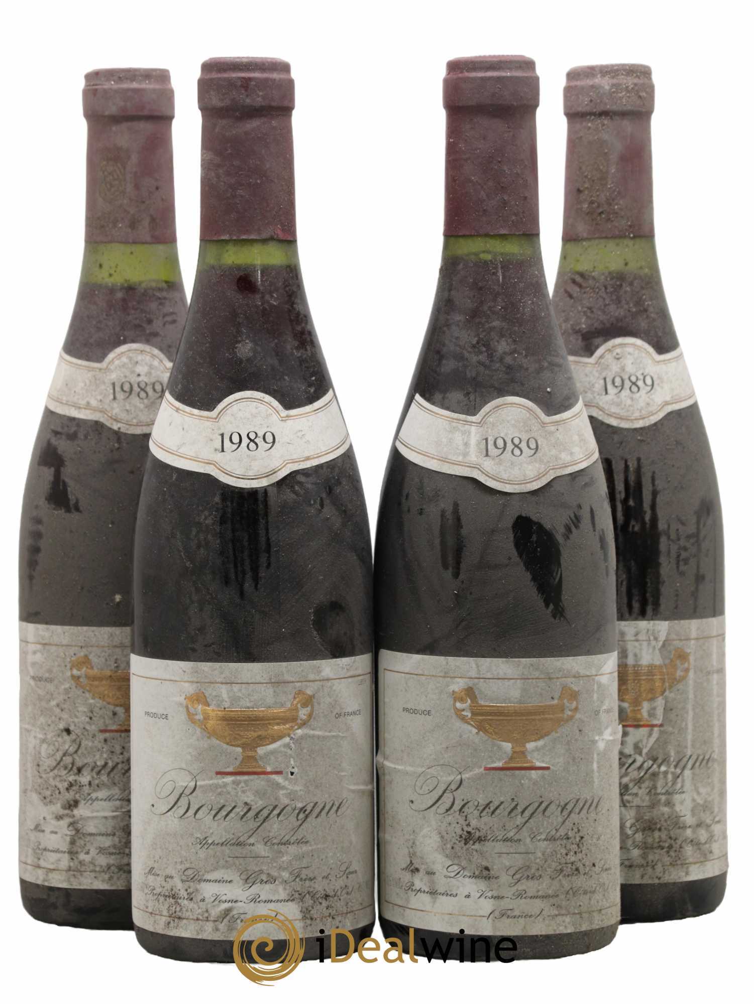 Bourgogne Gros Frère & Soeur 1989 - Lot de 4 bouteilles - 0