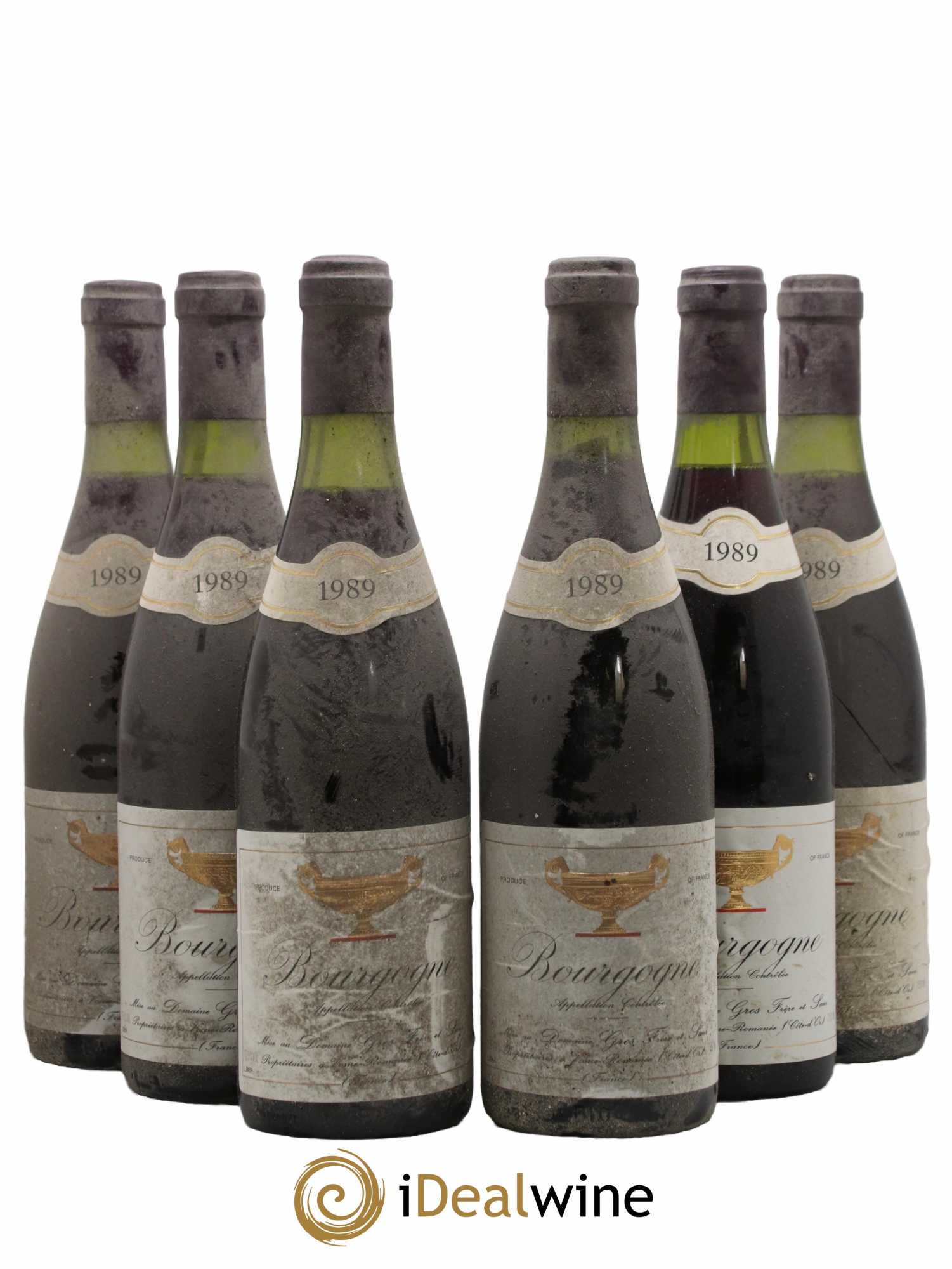 Bourgogne Gros Frère & Soeur 1989 - Lot de 6 bouteilles - 0