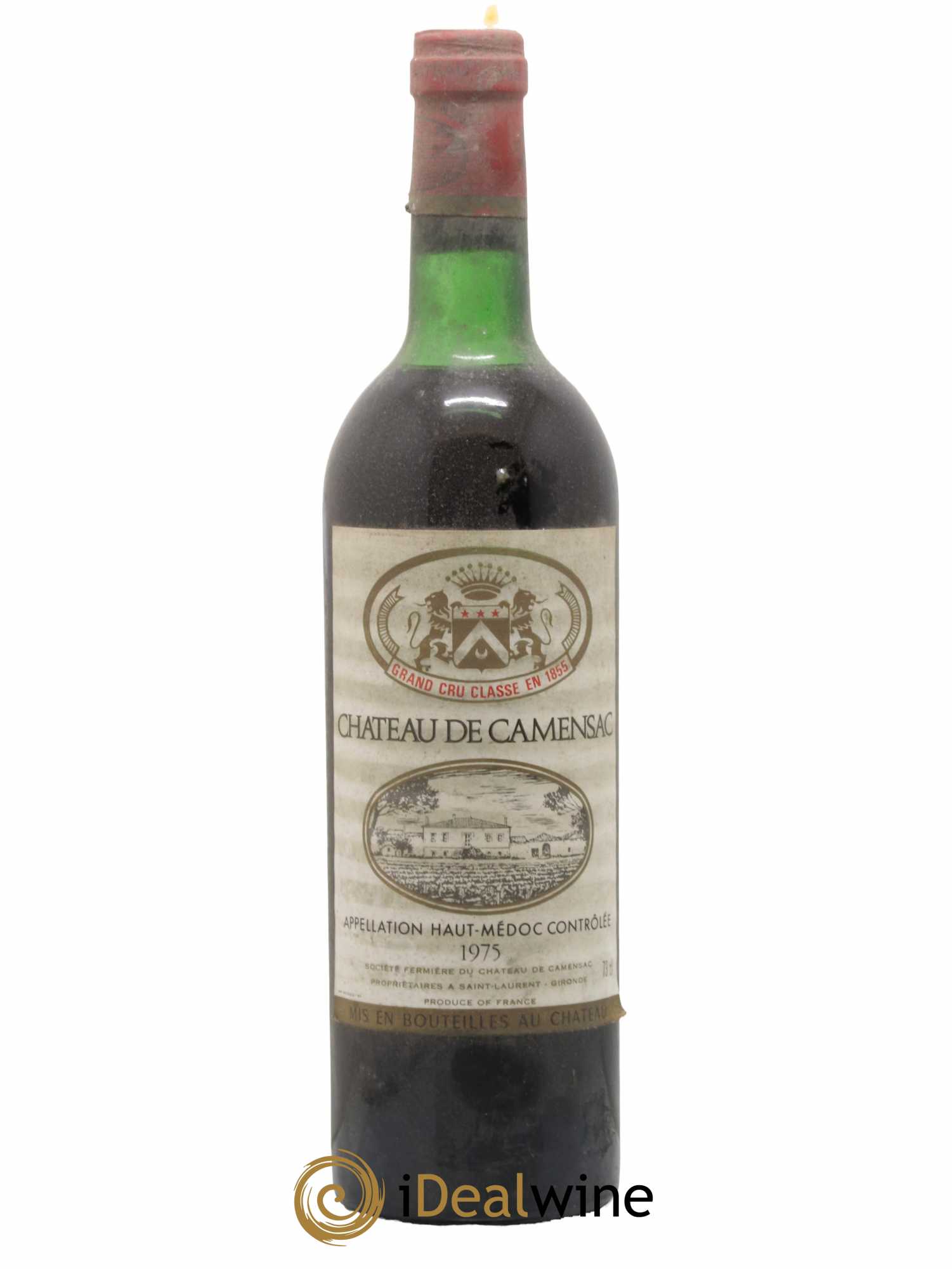 Château Camensac 5ème Grand Cru Classé 1975 - Lot de 1 bouteille - 0