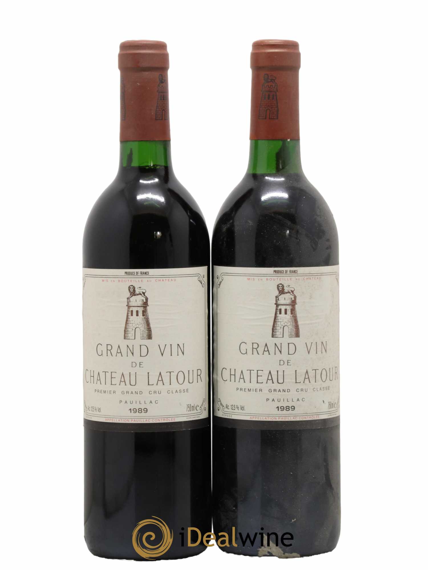 Château Latour 1er Grand Cru Classé 1989 - Lot de 2 bouteilles - 0