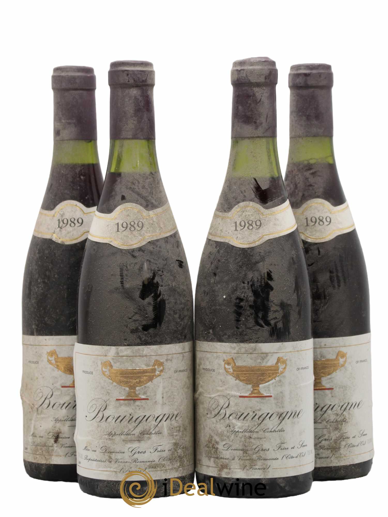 Bourgogne Gros Frère & Soeur 1989 - Lot de 4 bouteilles - 0
