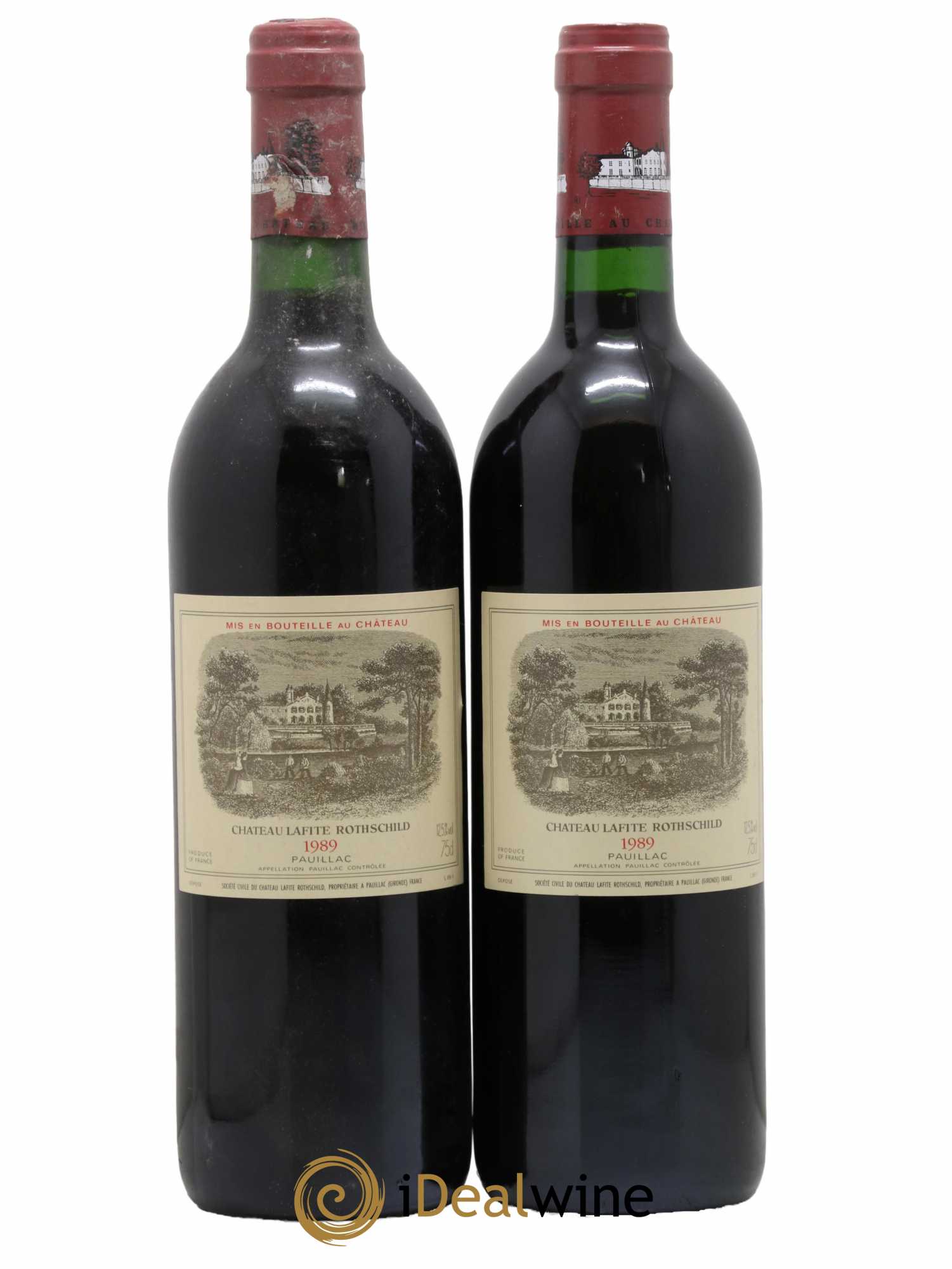 Château Lafite Rothschild 1er Grand Cru Classé 1989 - Lot de 2 bouteilles - 0