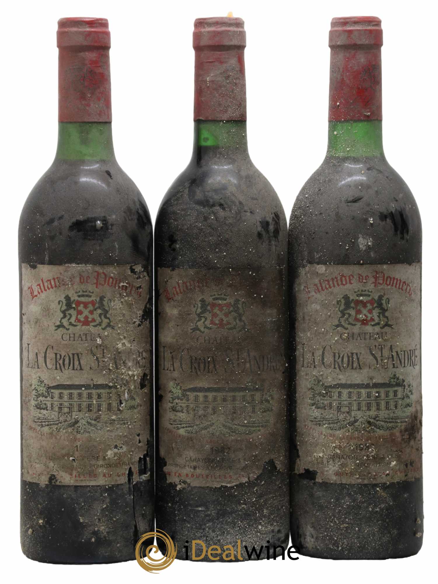 Château La Croix Saint André 1982 - Lot de 6 bouteilles - 1