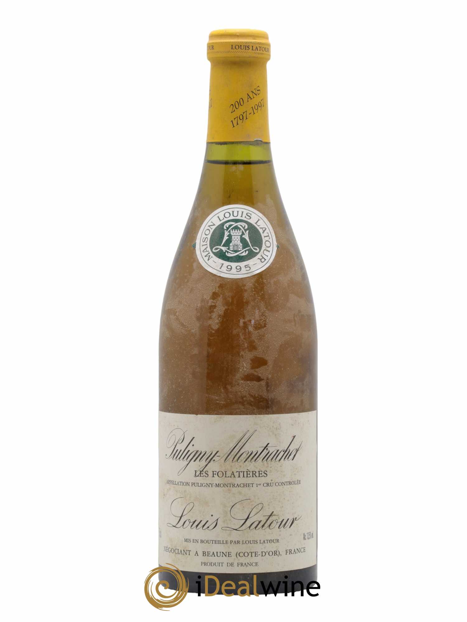 Puligny-Montrachet 1er Cru Les Folatieres Louis Latour 1995 - Lot de 1 bouteille - 0