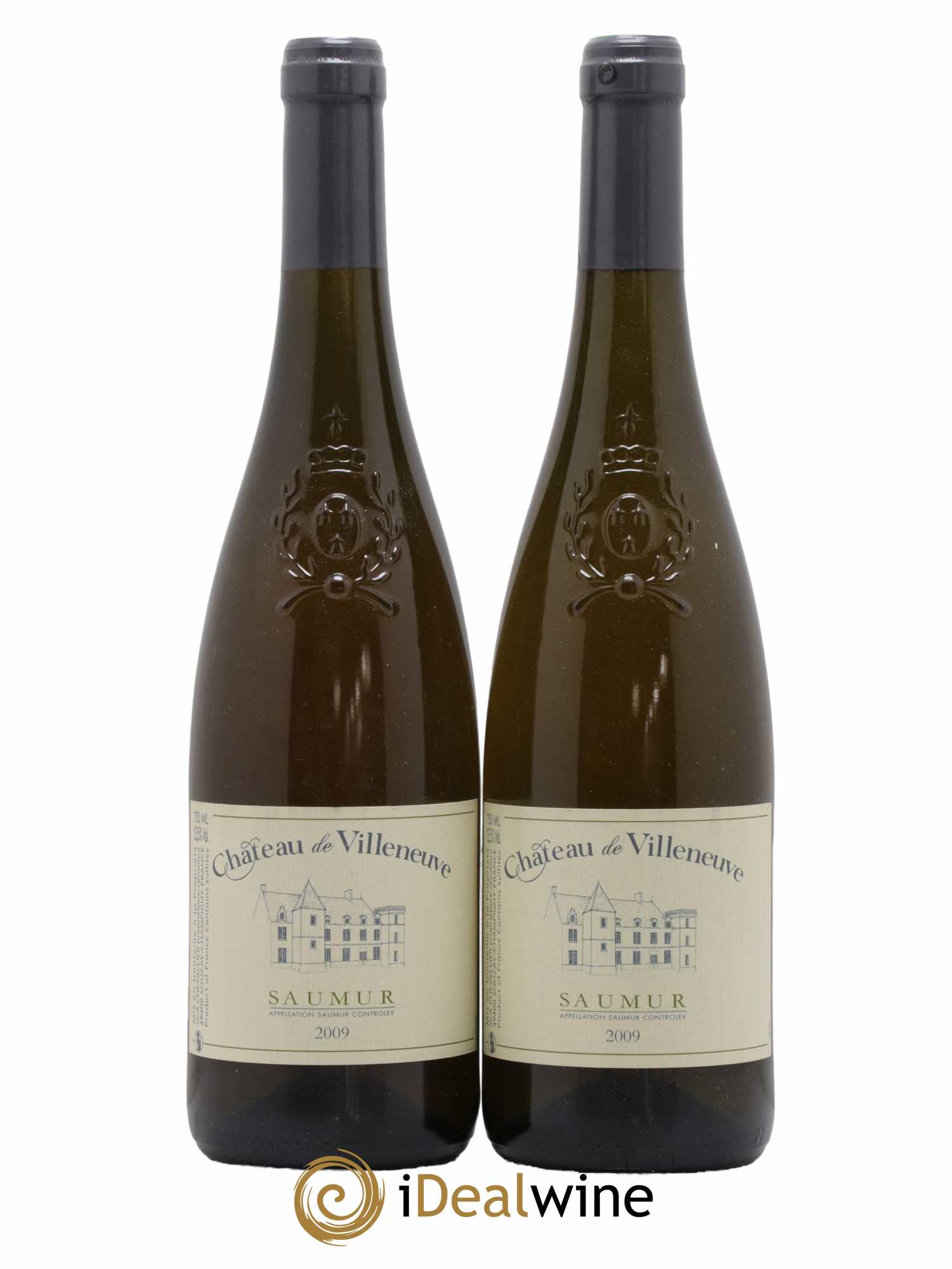 Saumur Château de Villeneuve 2009 - Lot de 2 bouteilles - 0