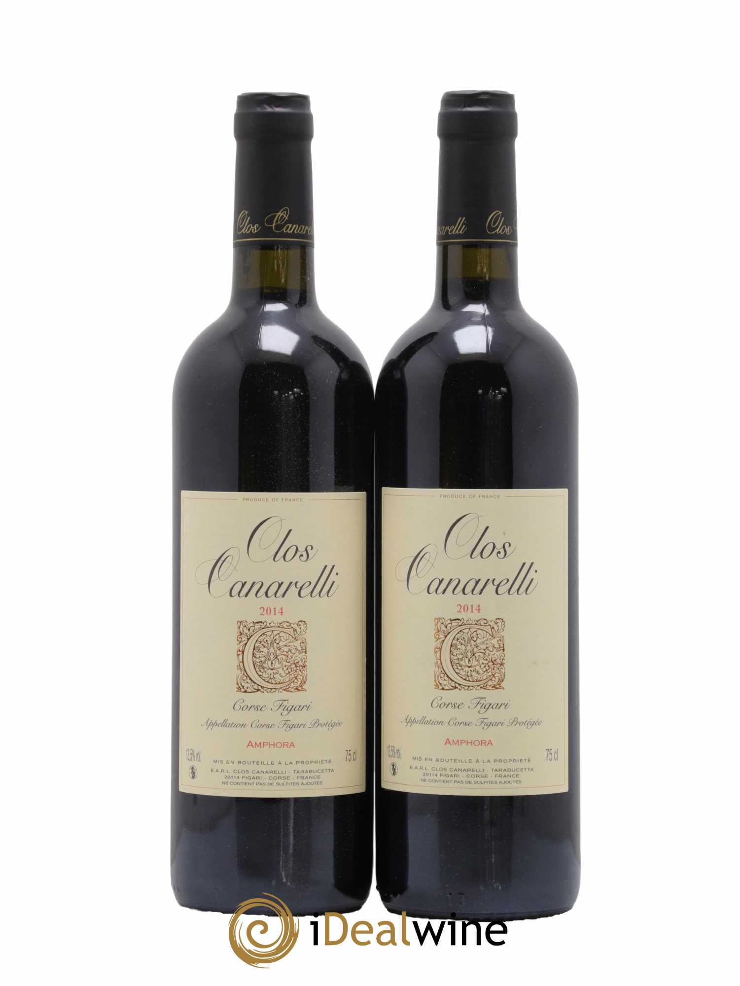 Figari Amphora Clos Canarelli 2014 - Lot de 2 bouteilles - 0