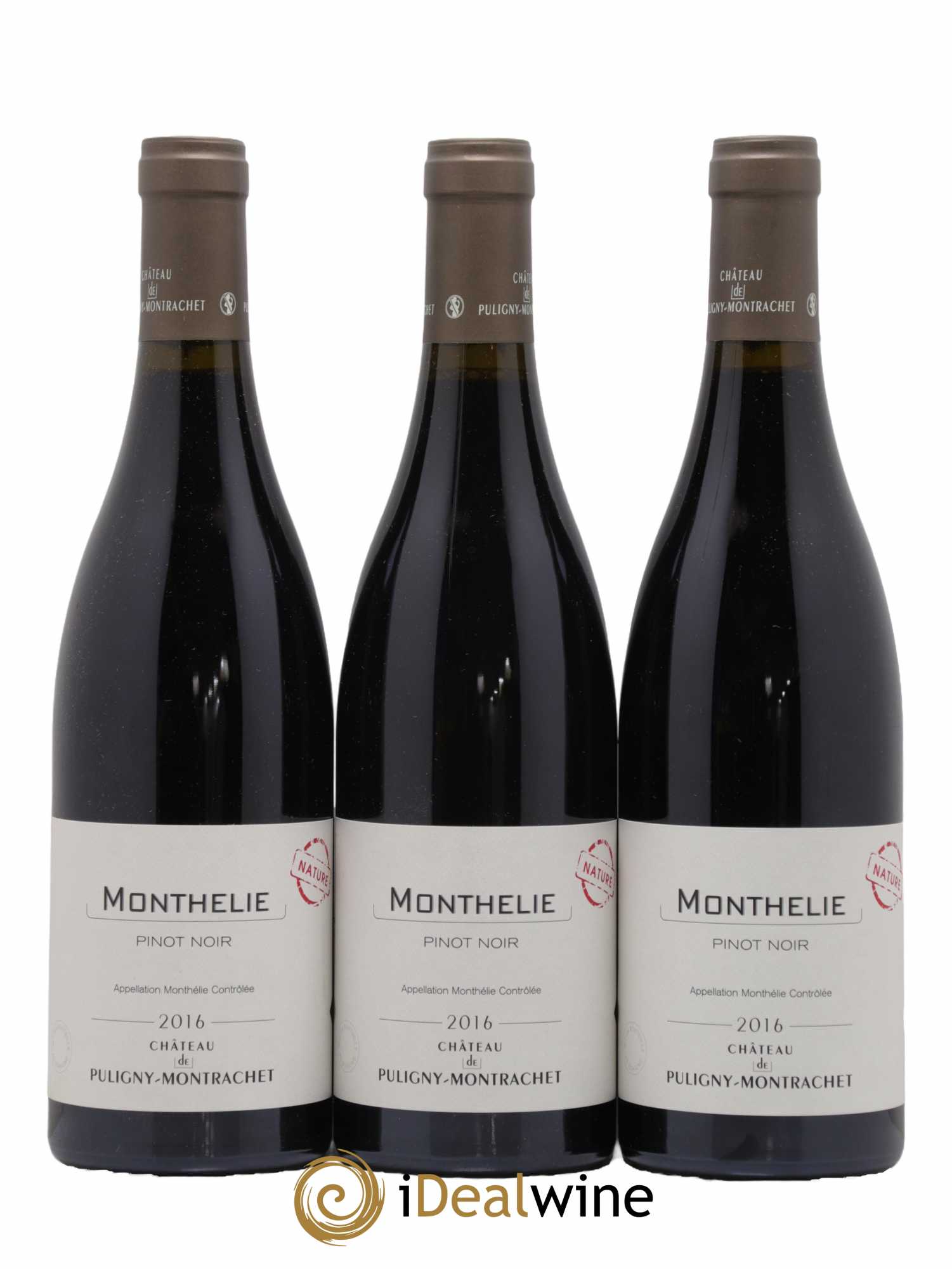Monthélie Château de Puligny Montrachet 2016 - Lot de 3 bouteilles - 0