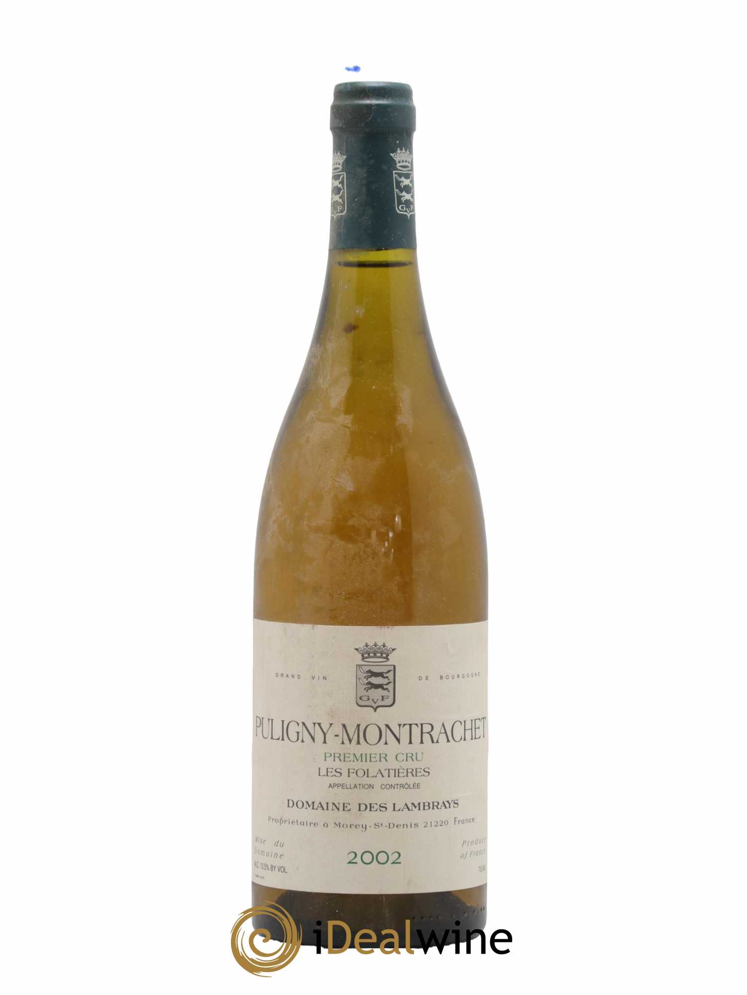Puligny-Montrachet 1er Cru Les Folatières Domaine des Lambrays 2002 - Lot de 1 bouteille - 0