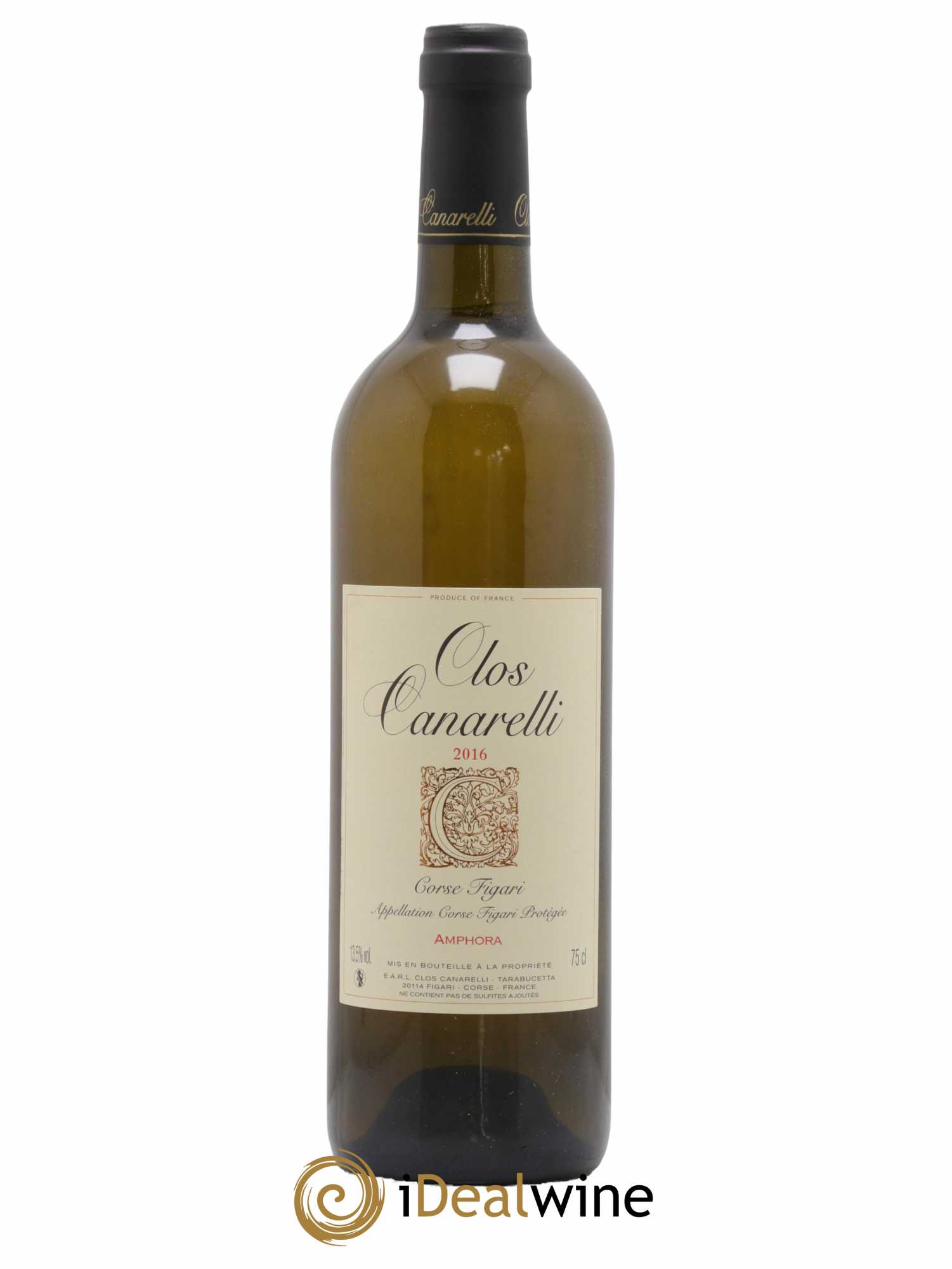 Figari Amphora Clos Canarelli 2016 - Lot de 1 bouteille - 0
