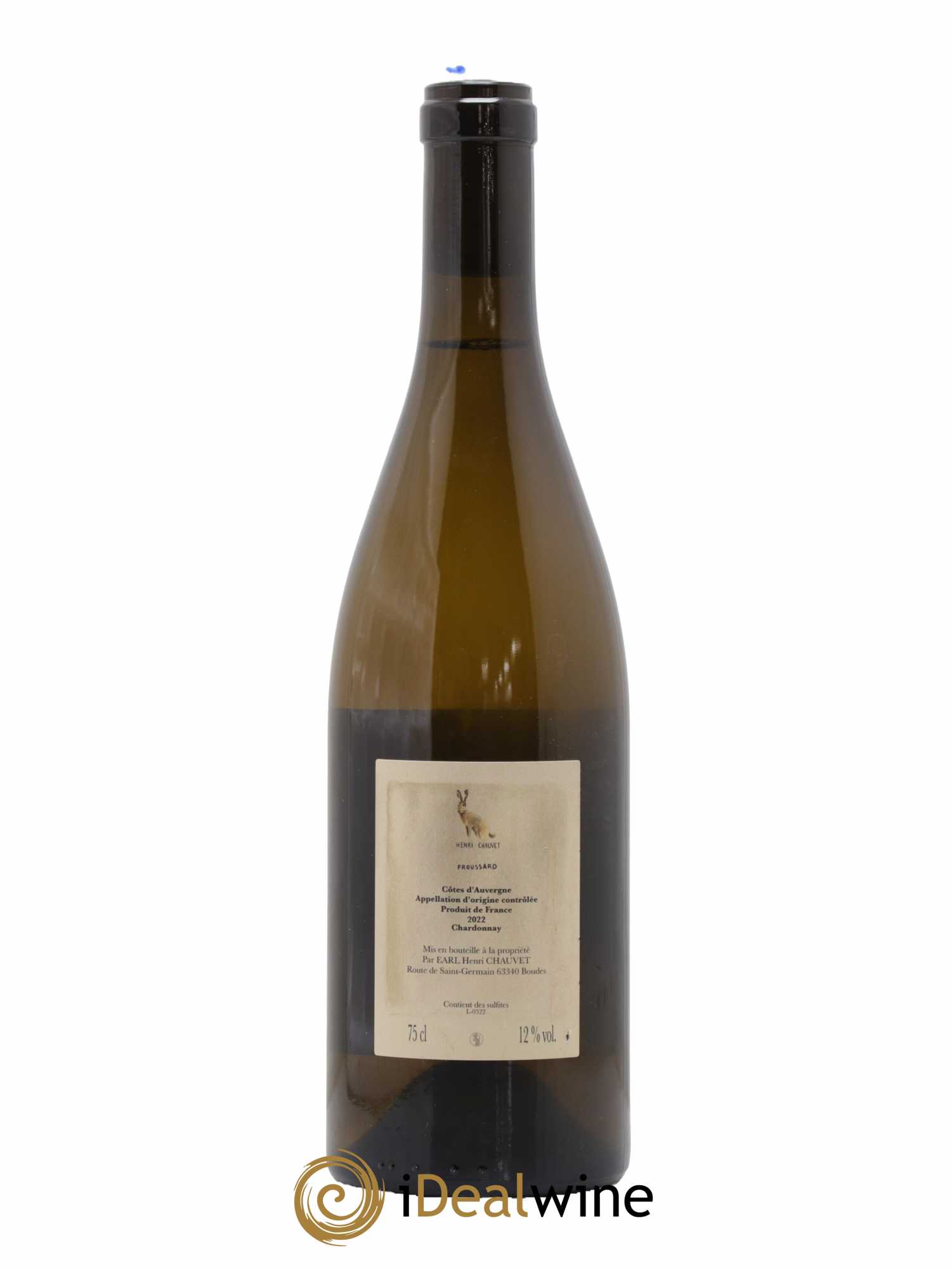 Vin de France Froussard Henri Chauvet 2022 - Lot of 1 bottle - 1