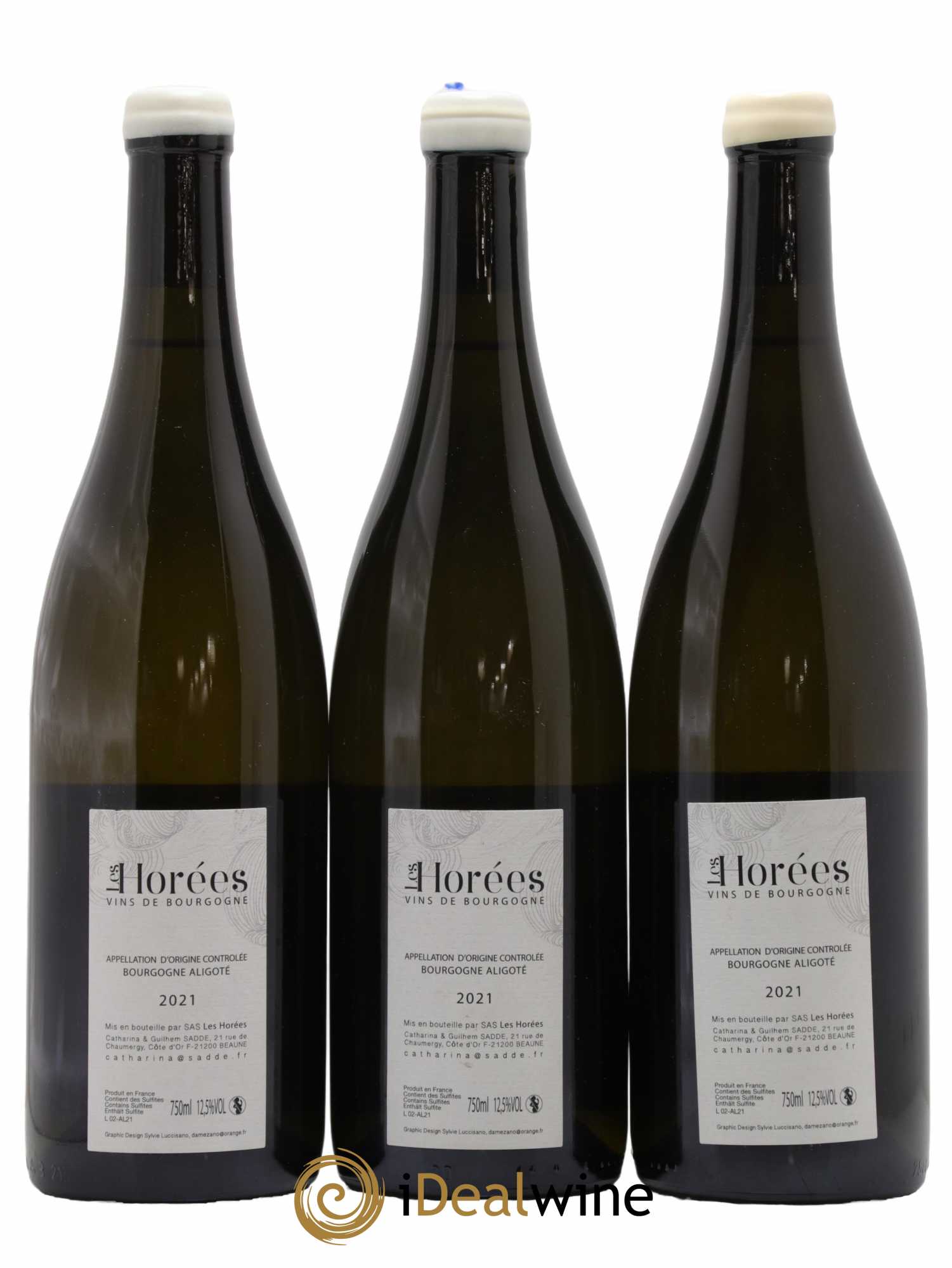 Bourgogne Aligoté En Coulezain Les Horées 2021 - Lot de 3 bouteilles - 1