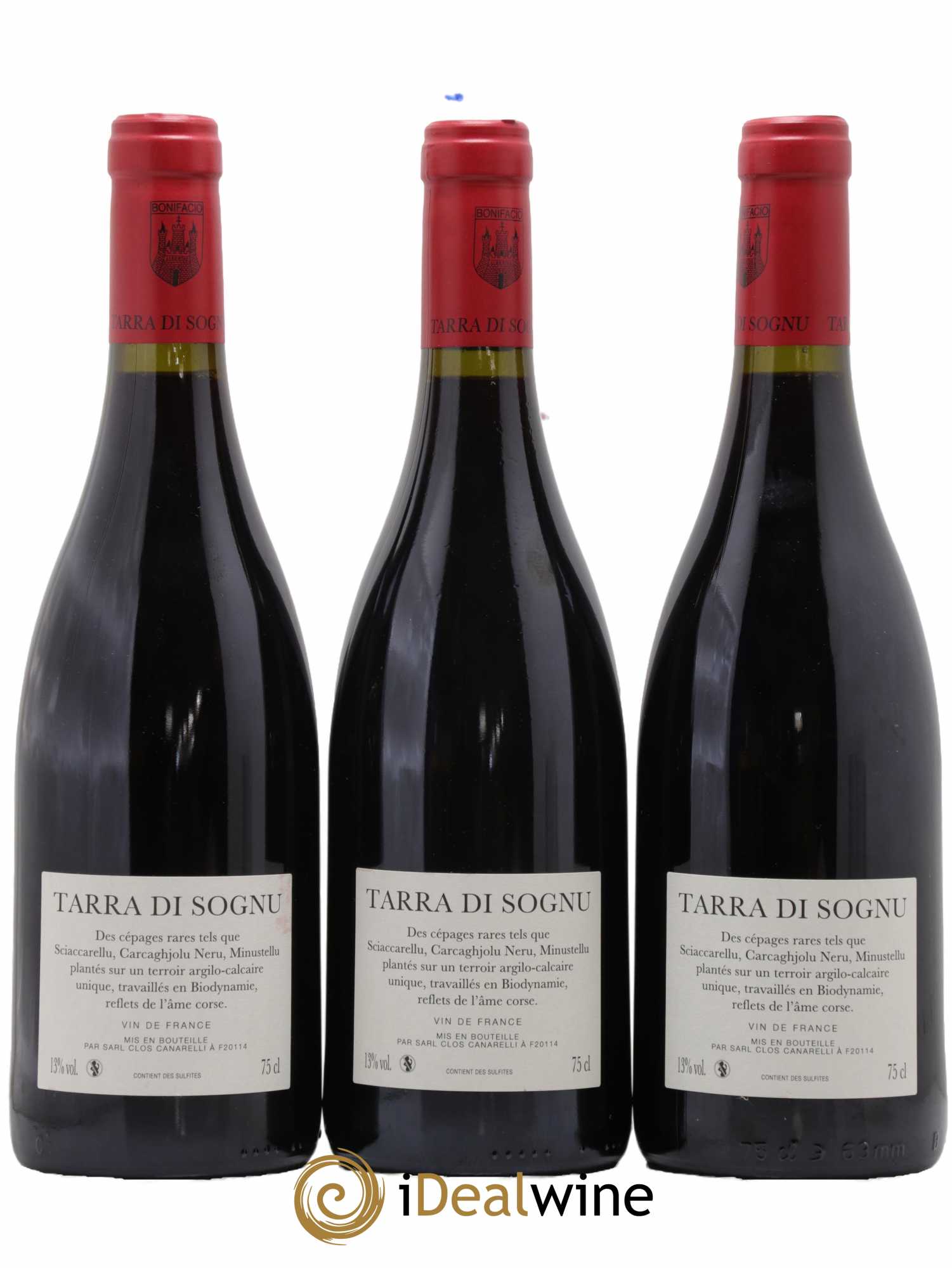 Vin de France Tarra di Sognu Clos Canarelli 2020 - Lot de 3 bouteilles - 1