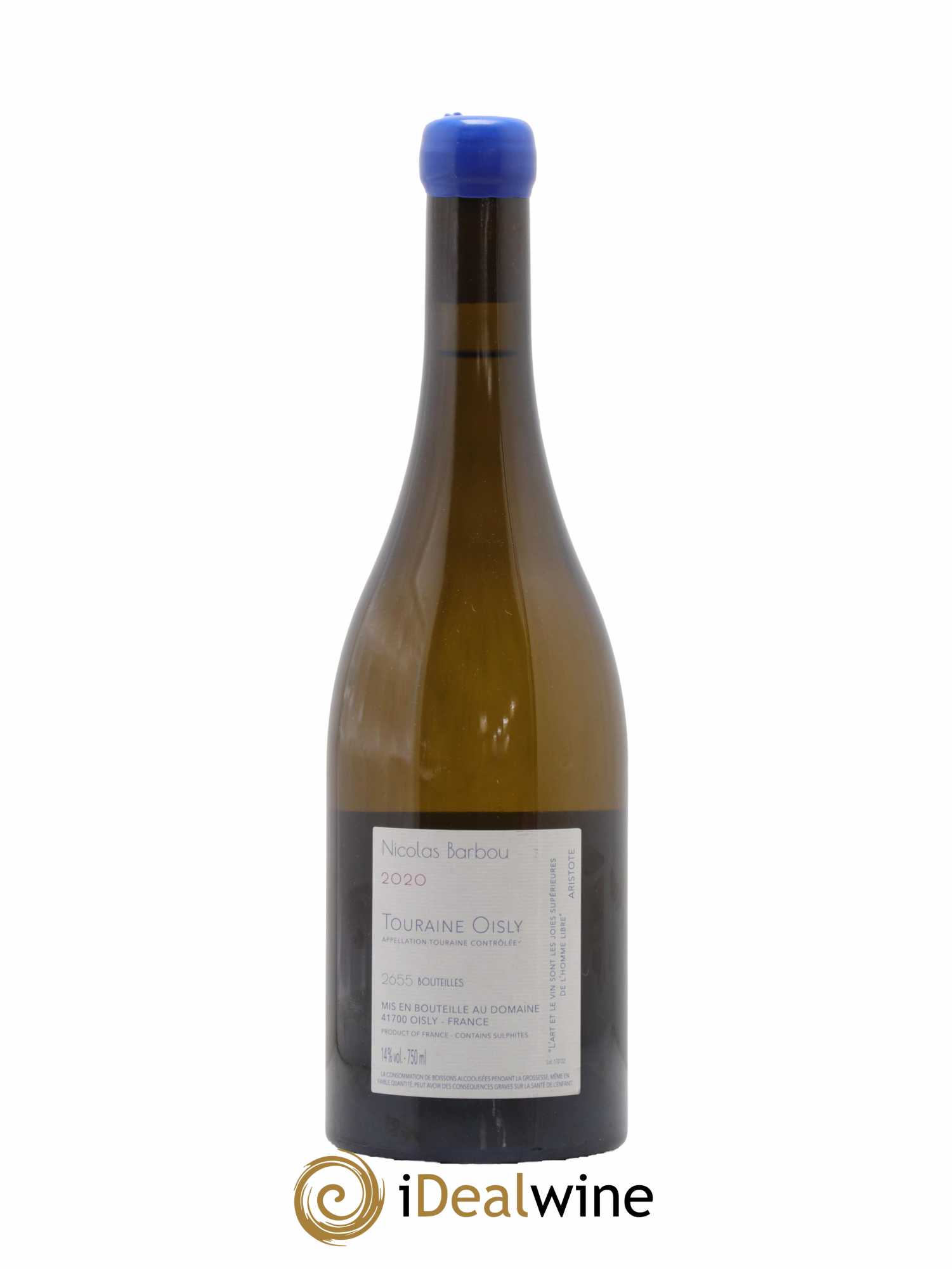Touraine-Oisly Utopie Créative Nicolas Barbou 2020 - Lot de 1 bouteille - 1