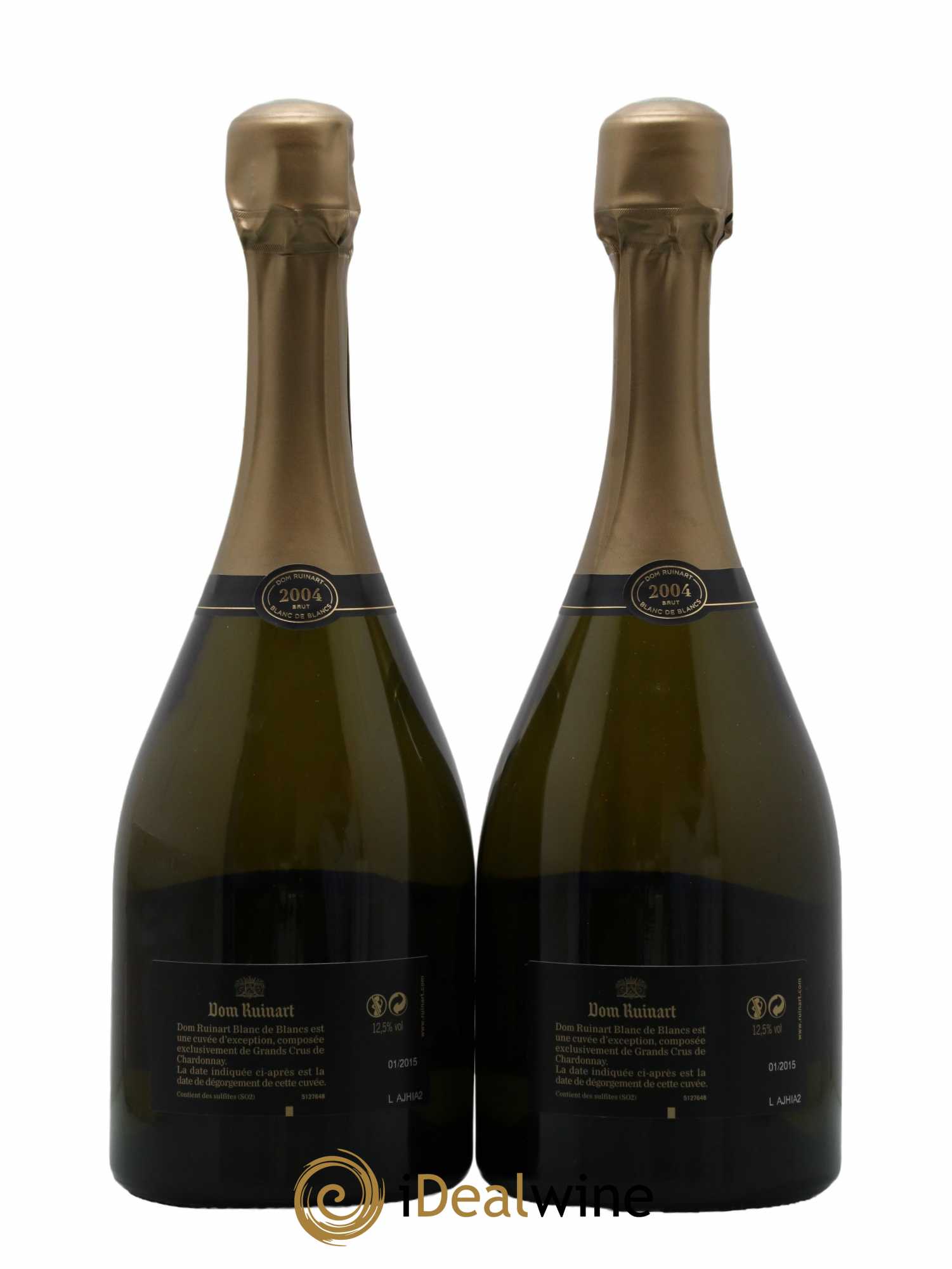 Dom Ruinart Brut Ruinart 2004 - Lot of 2 bottles - 1