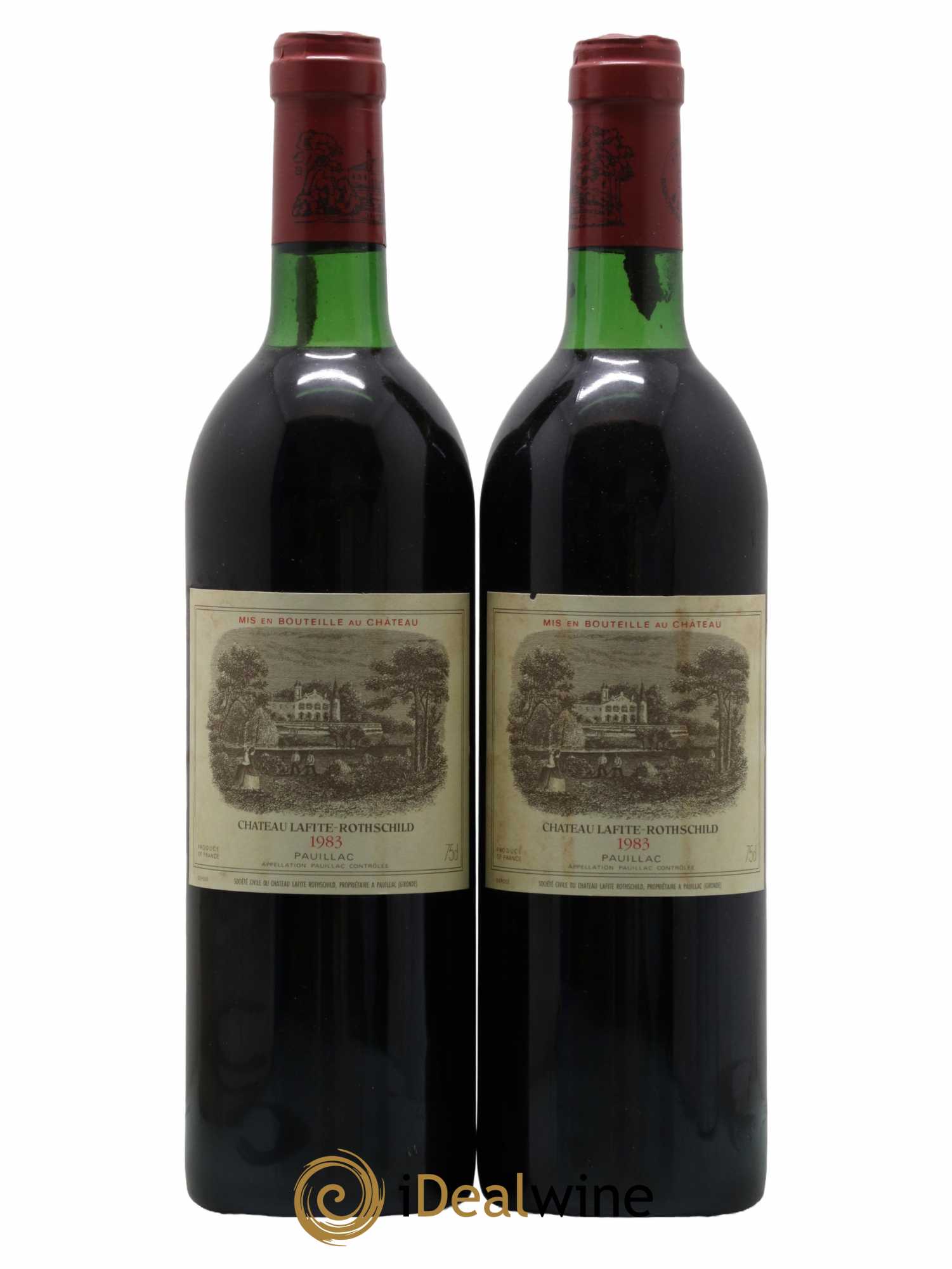Château Lafite Rothschild 1er Grand Cru Classé 1983 - Lot de 2 bouteilles - 0