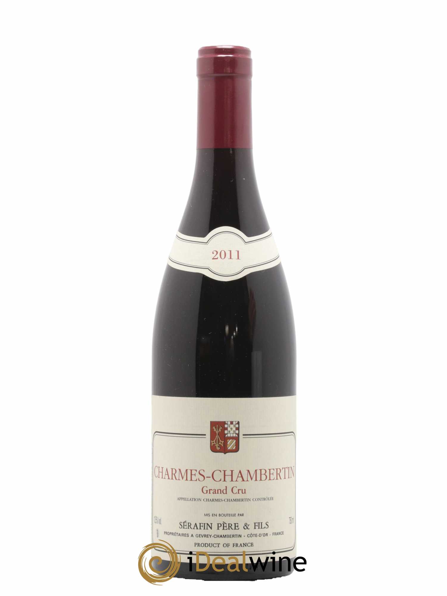 Charmes-Chambertin Grand Cru Christian Sérafin Père et Fils 2011 - Lot de 1 bouteille - 0