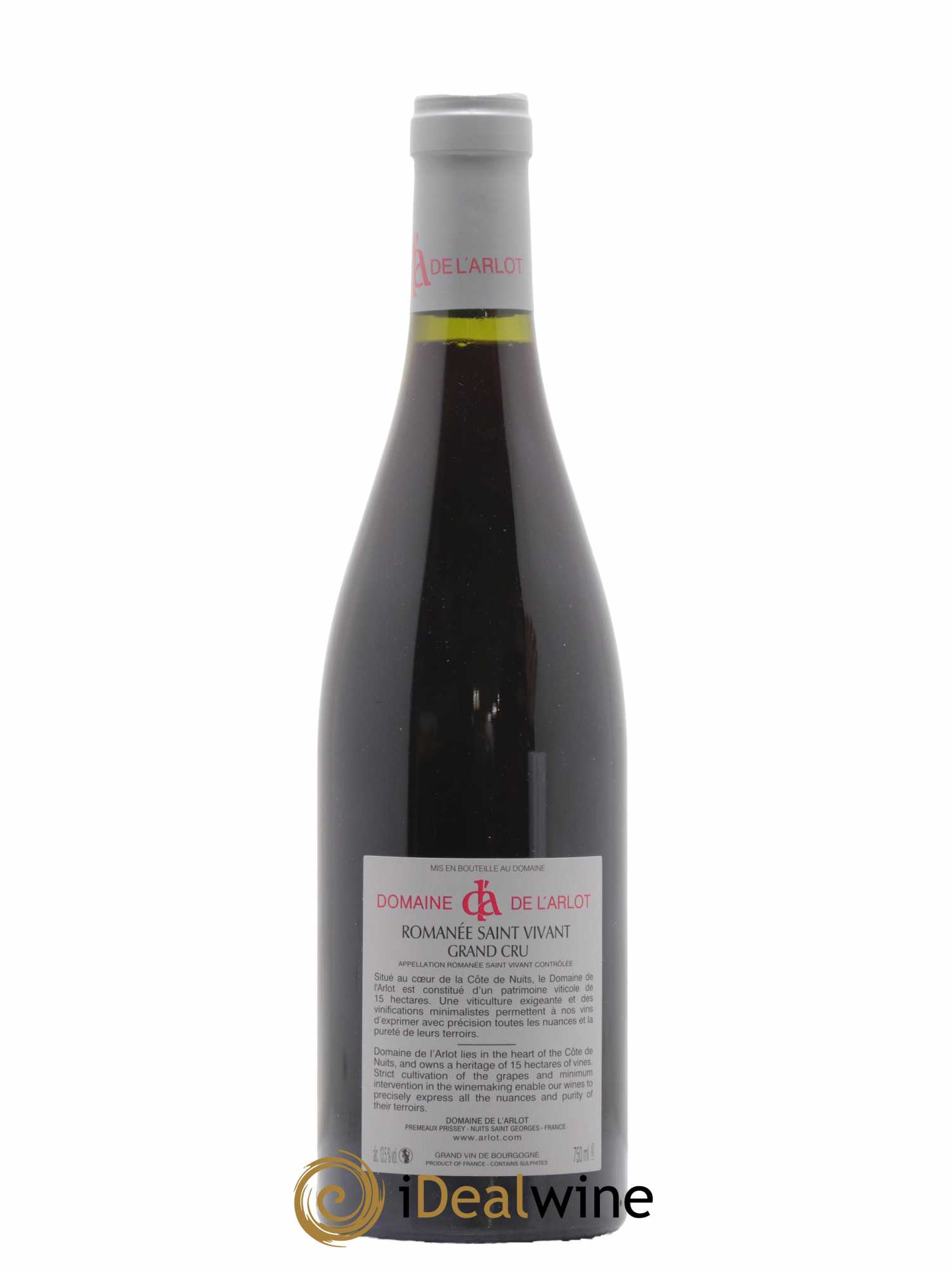 Romanée-Saint-Vivant Grand Cru Domaine de l'Arlot 2013 - Lot de 1 bouteille - 1