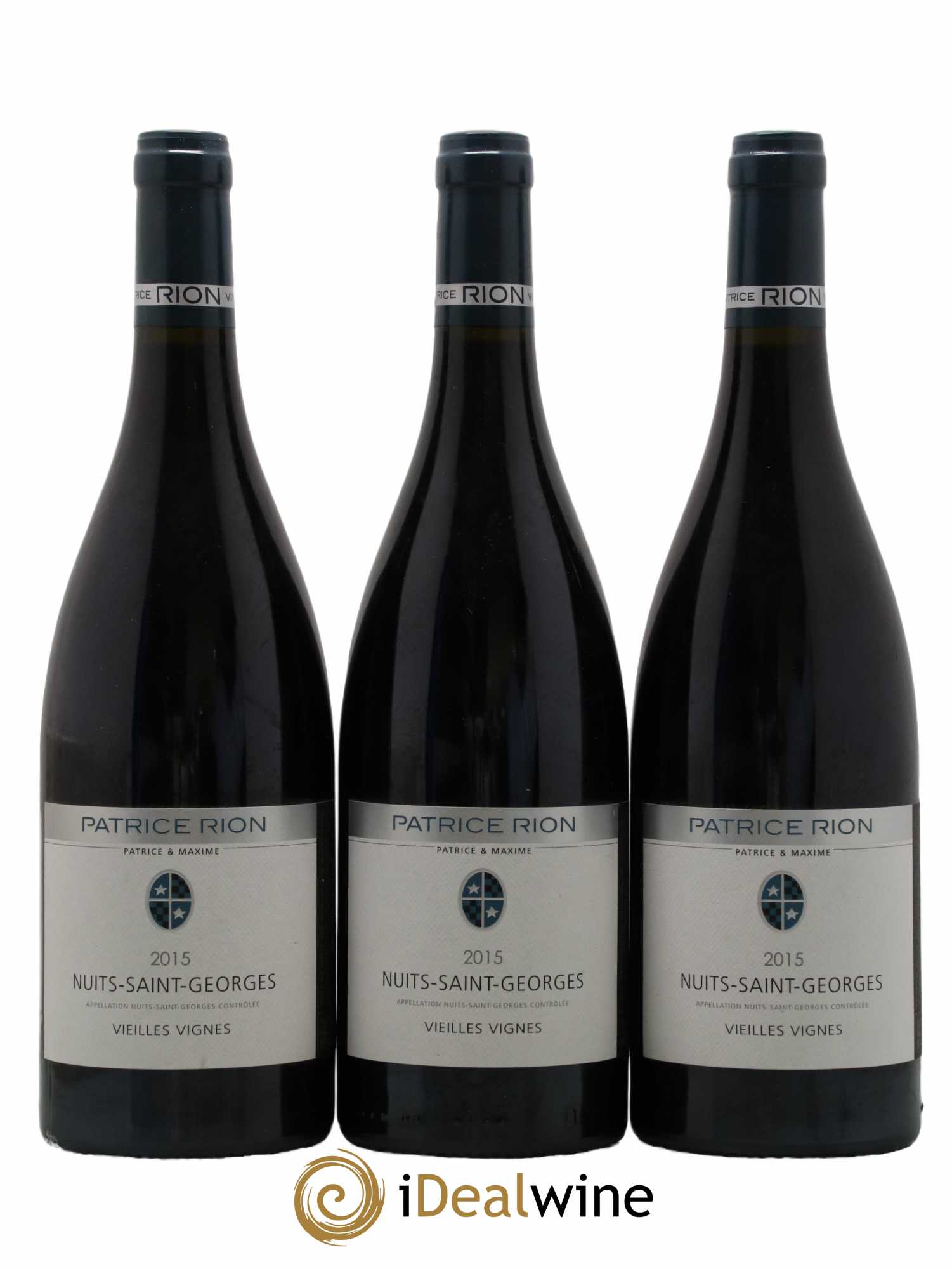 Nuits-Saint-Georges Vieilles Vignes Patrice Rion 2015 - Lot de 3 bouteilles - 0