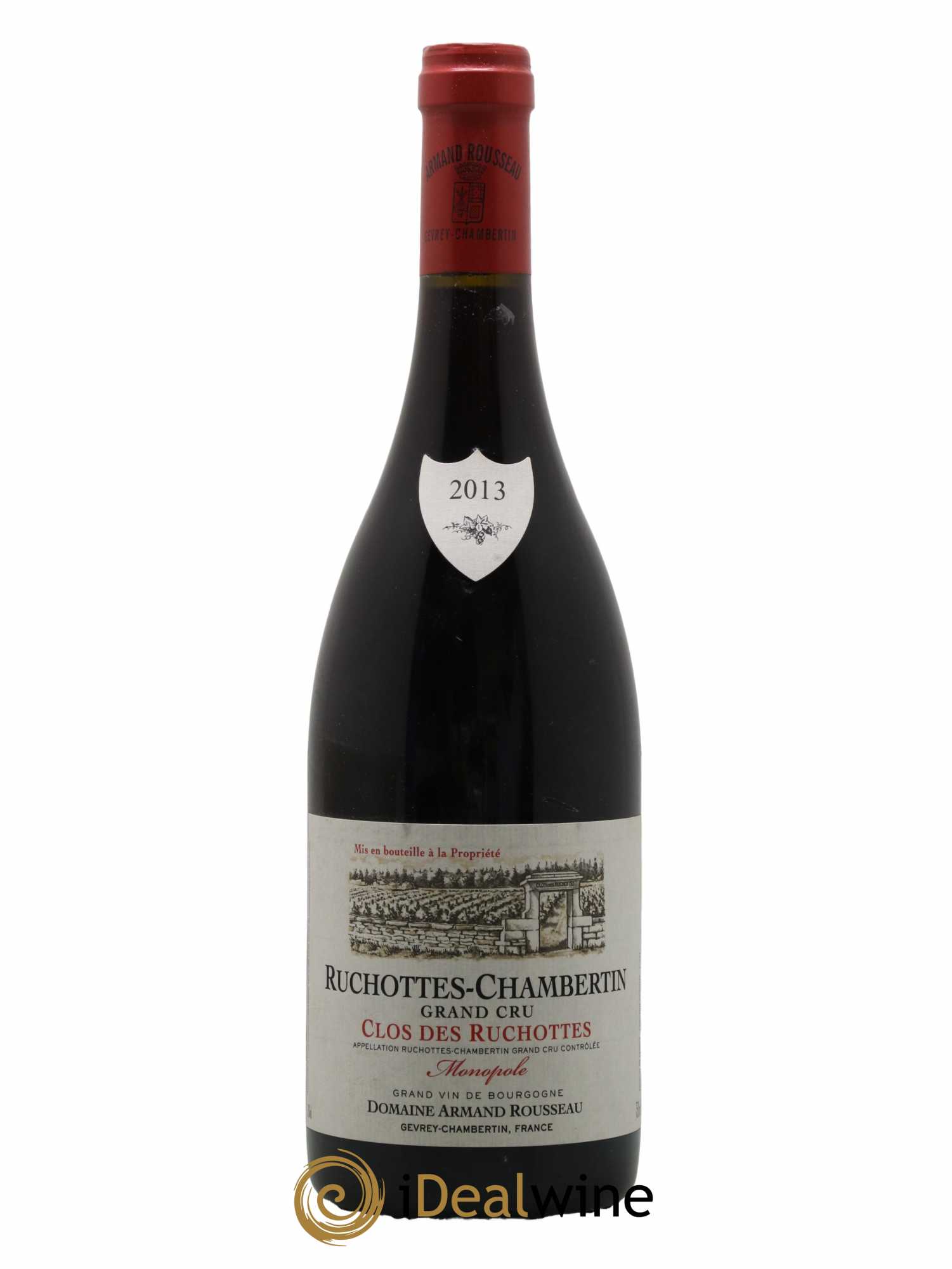 Ruchottes-Chambertin Grand Cru Clos des Ruchottes Armand Rousseau (Domaine) 2013 - Posten von 1 Flasche - 0