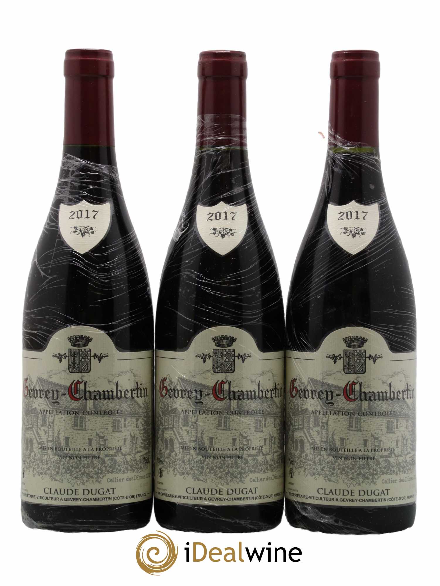 Gevrey-Chambertin Claude Dugat 2017 - Lot de 3 bouteilles - 0