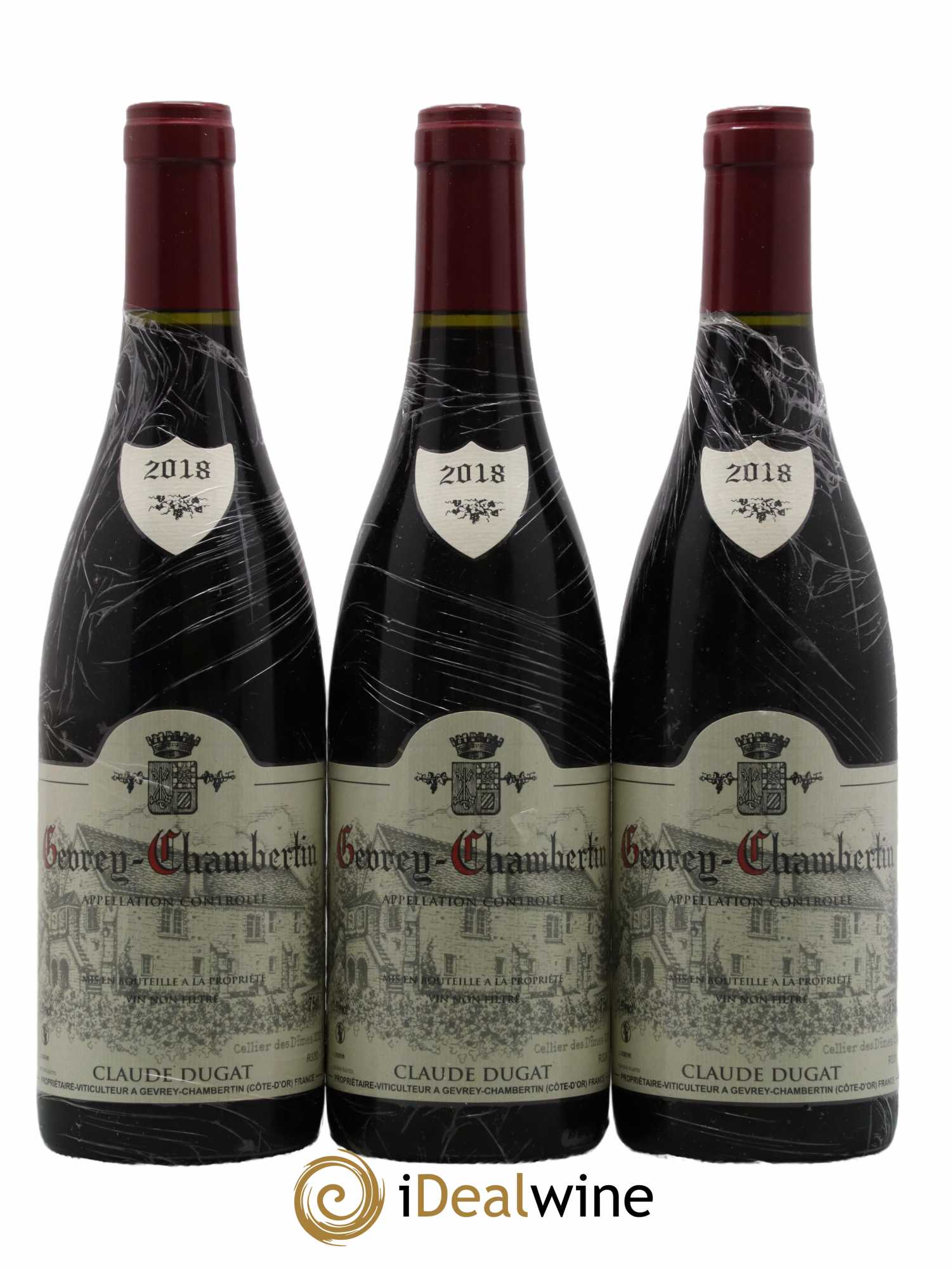 Gevrey-Chambertin Claude Dugat 2018 - Lot de 3 bouteilles - 0