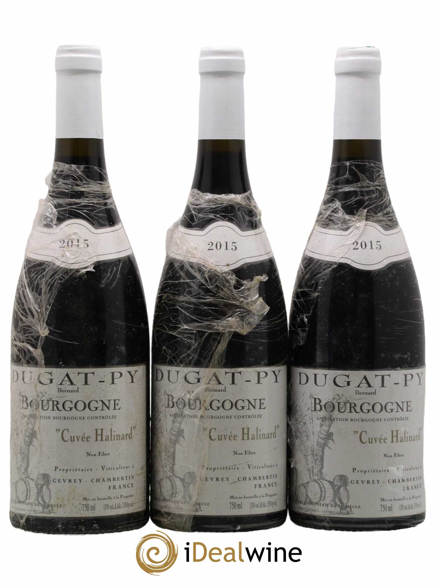 Bourgogne Cuvée Halinard Dugat-Py 2015 - Lot de 3 bouteilles - 0