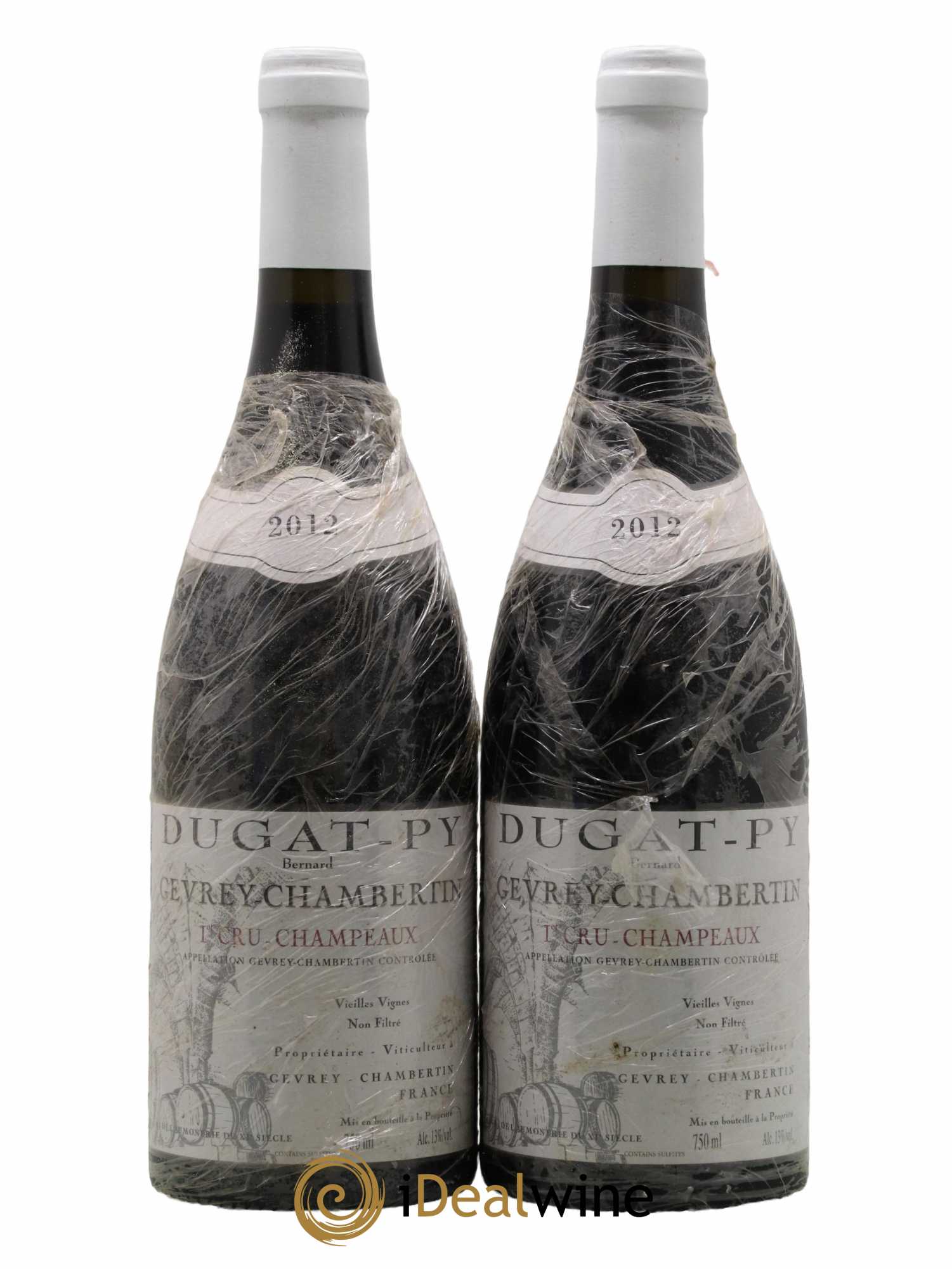 Gevrey-Chambertin 1er Cru Champeaux Dugat-Py 2012 - Lot de 2 bouteilles - 0