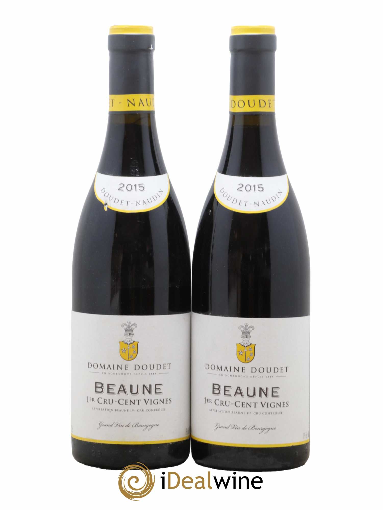 Beaune 1er Cru Cent Vignes Maison Doudet Naudin 2015 - Lot de 2 bouteilles - 0