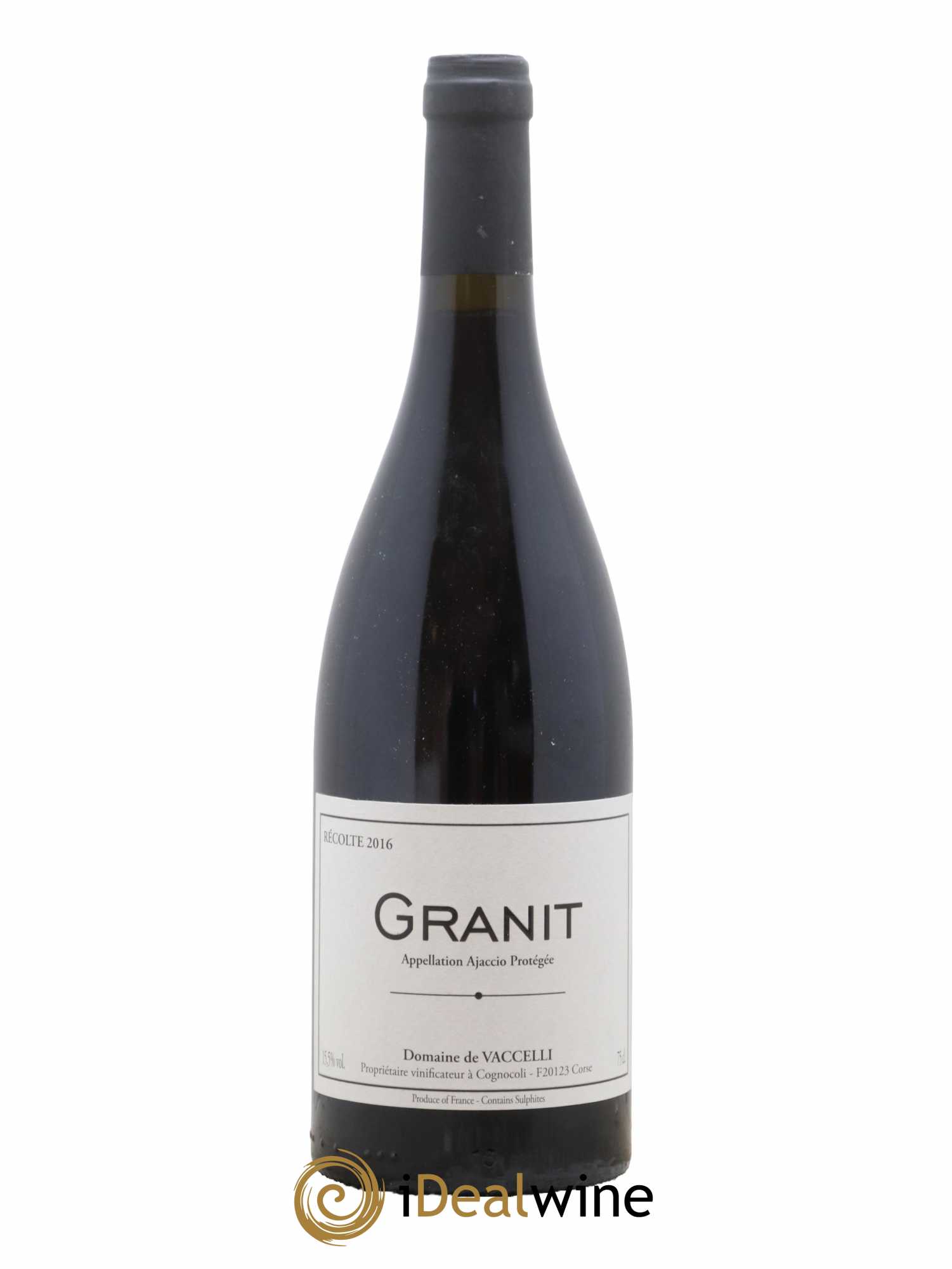 Ajaccio Granit Vaccelli 2016 - Lot de 1 bouteille - 0