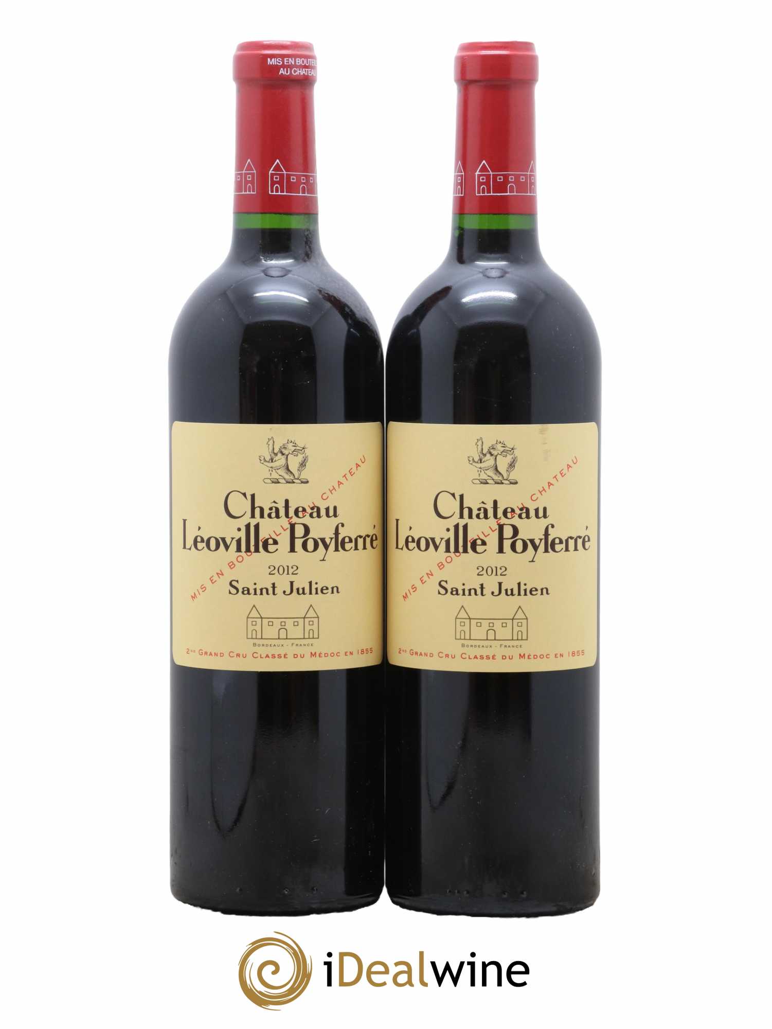 Château Léoville Poyferré 2ème Grand Cru Classé 2012 - Lot de 2 bouteilles - 0