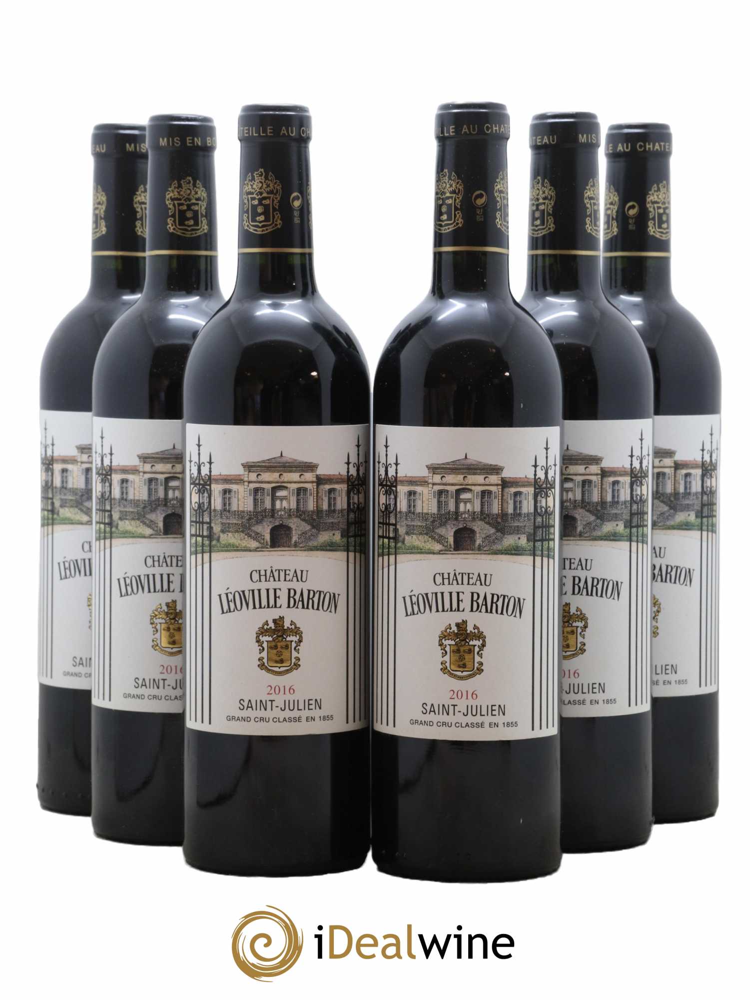 Château Léoville Barton 2ème Grand Cru Classé 2016 - Lot de 6 bouteilles - 0