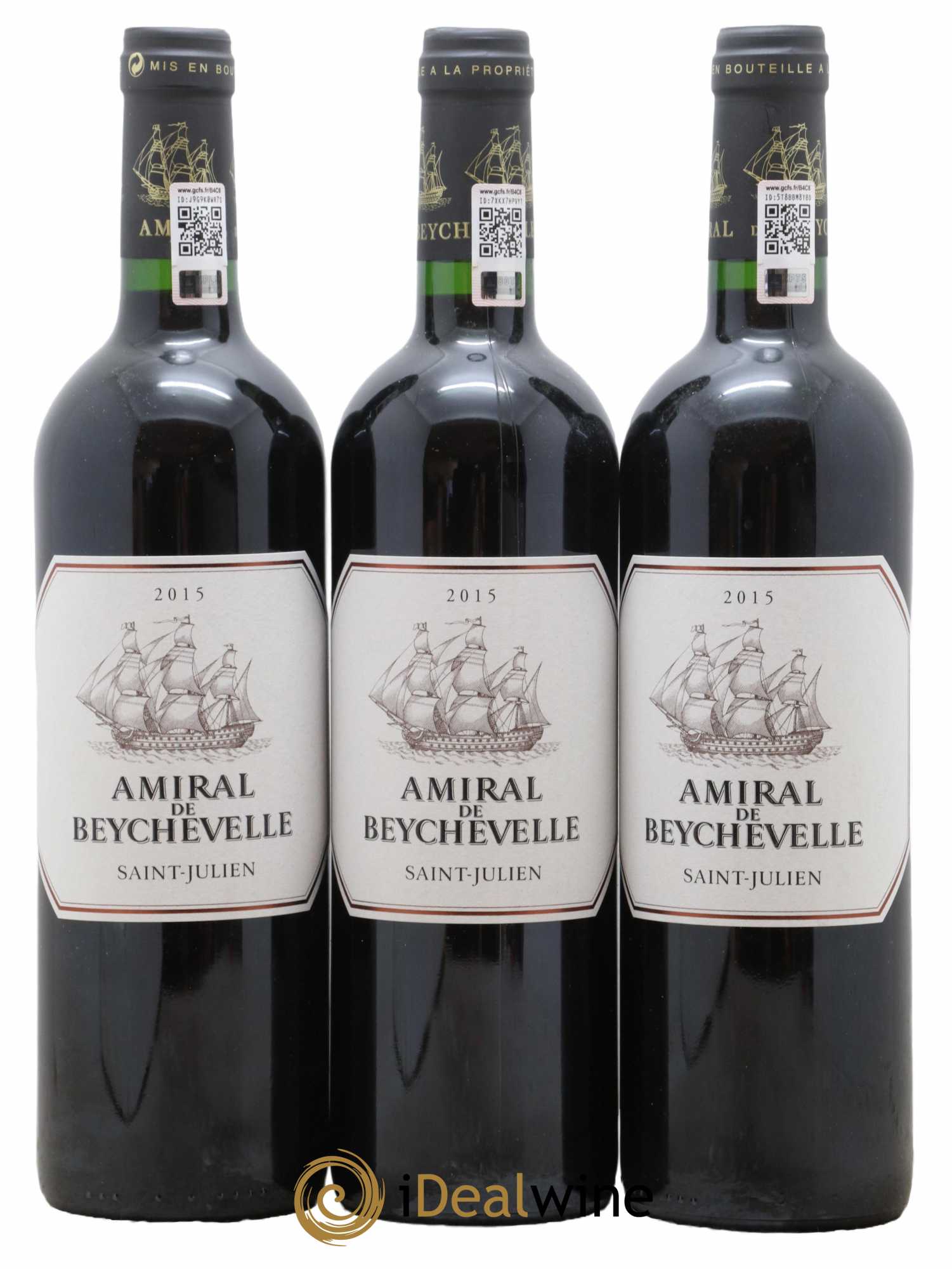 Amiral de Beychevelle Second Vin 2015 - Lot de 6 bouteilles - 2