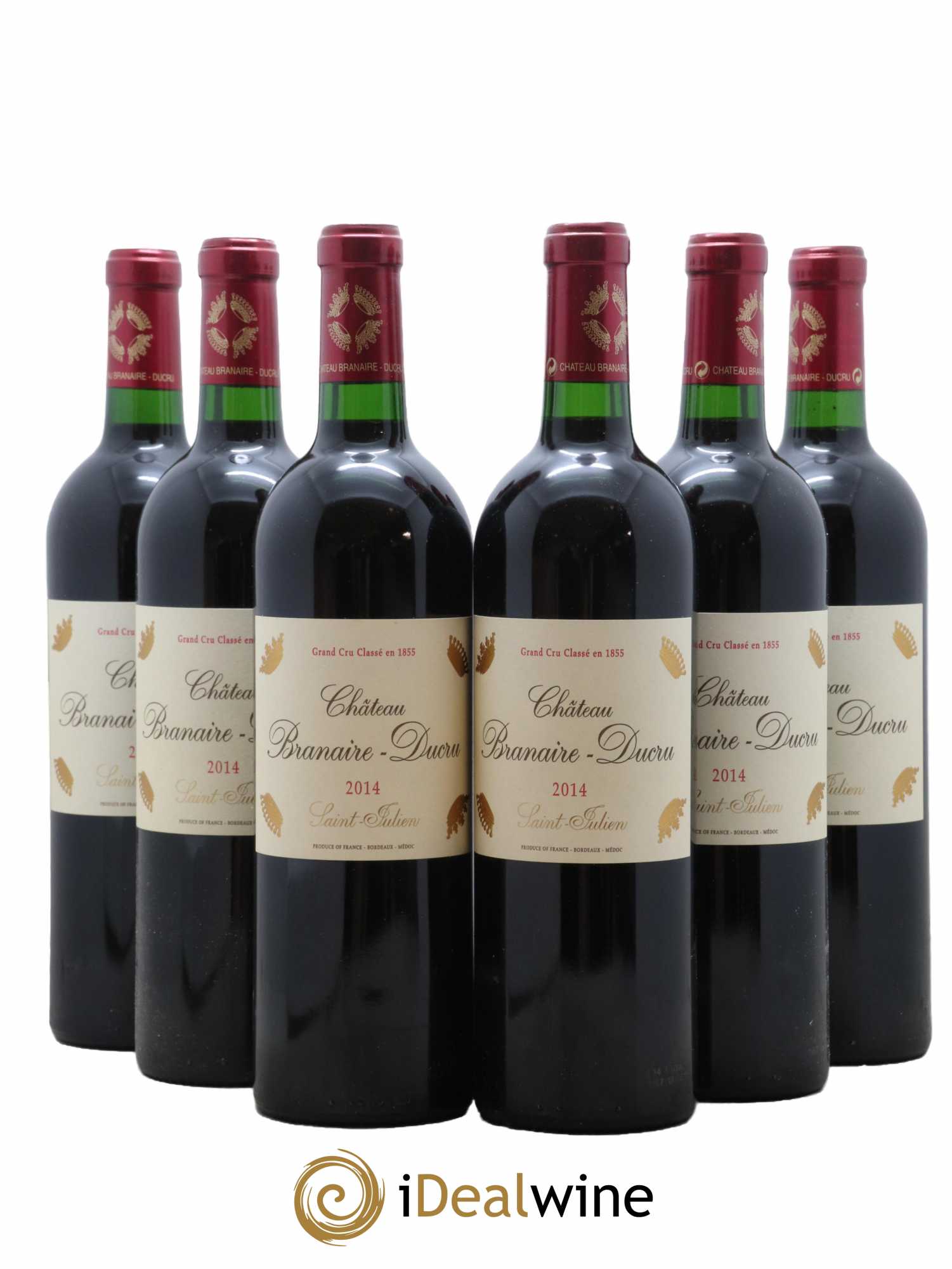 Château Branaire Ducru 4ème Grand Cru Classé 2014 - Lotto di 6 bottiglie - 0