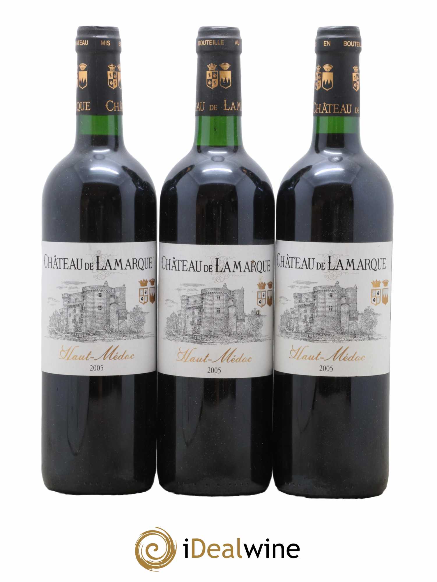 Château de Lamarque Cru Bourgeois 2005 - Lot de 3 bouteilles - 0