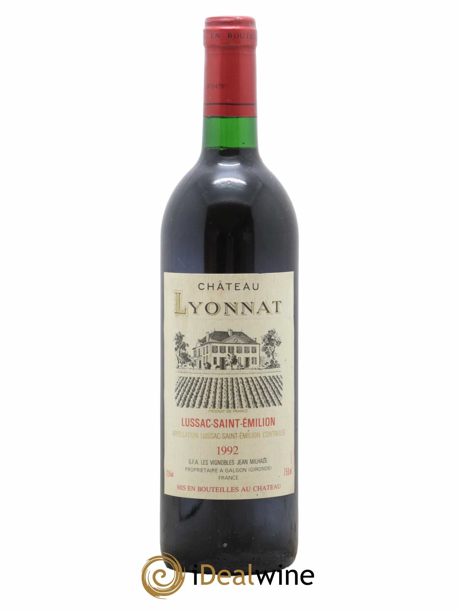 Château Lyonnat 1992 - Lot de 1 bouteille - 0