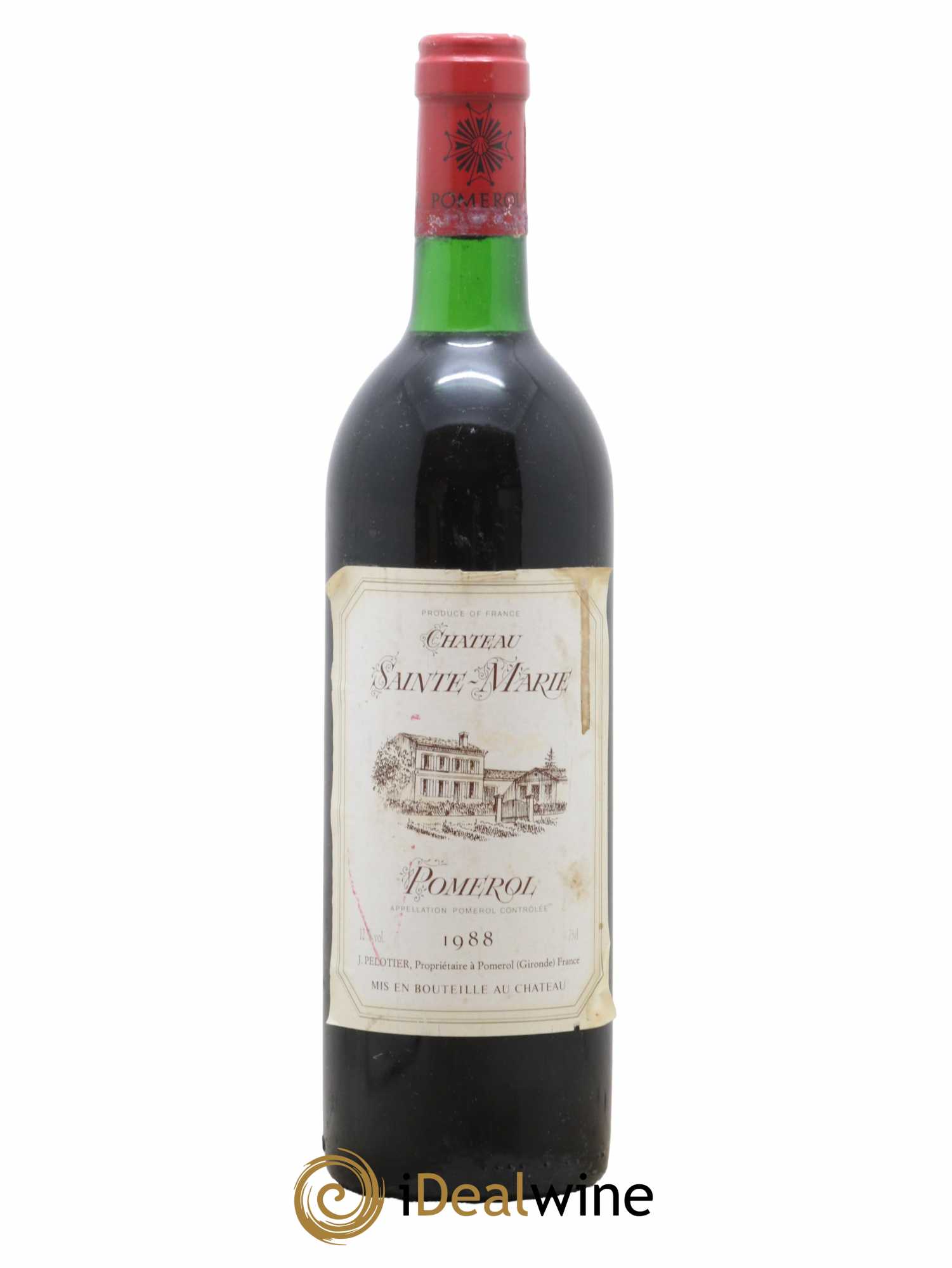 Château Sainte Marie 1988 - Lot de 1 bouteille - 0
