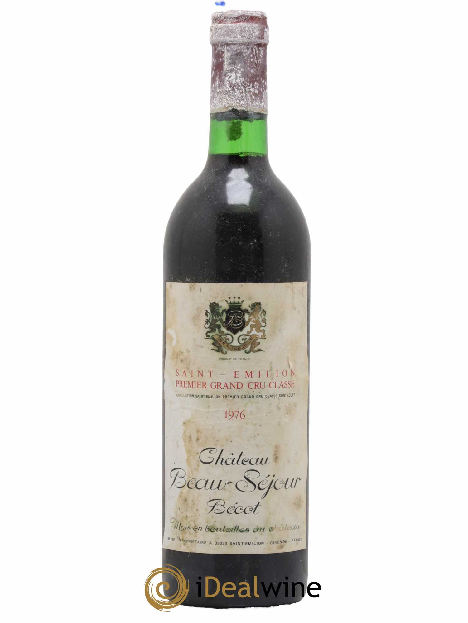 Château Beau-Séjour Bécot 1er Grand Cru Classé B 1976 - Lot de 1 bouteille - 0