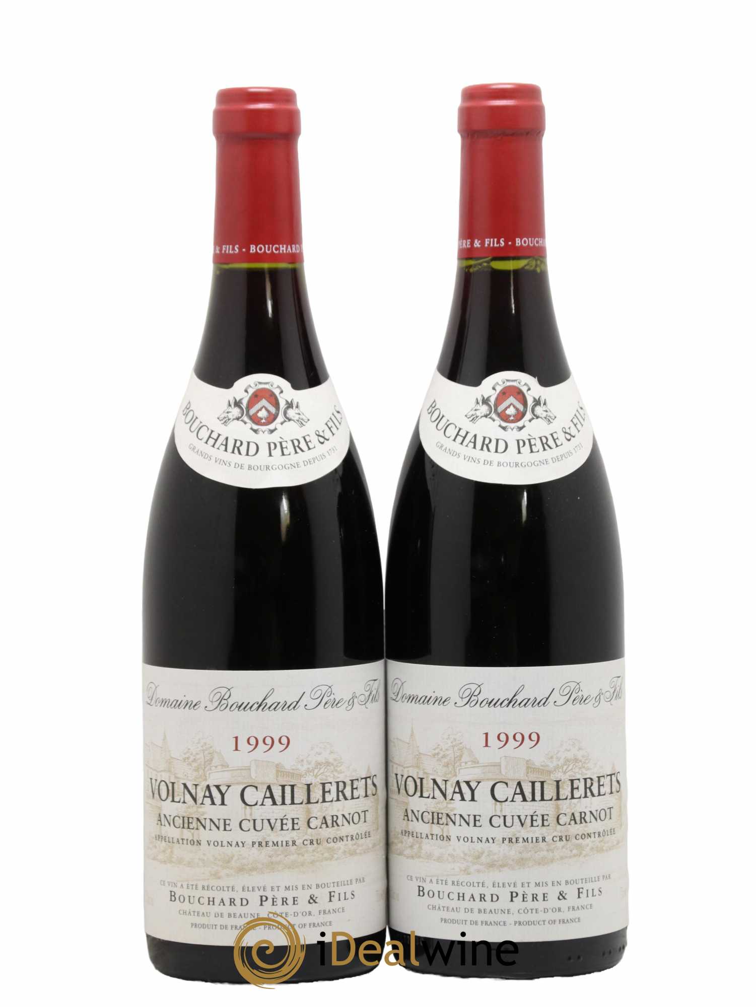 Volnay 1er Cru Caillerets - Ancienne Cuvée Carnot Bouchard Père & Fils 1999 - Lot de 2 bouteilles - 0