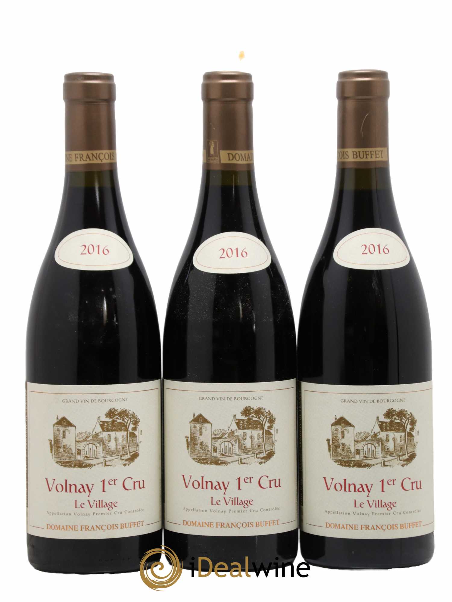 Volnay 1er Cru Le Village Domaine François Buffet 2016 - Lot de 3 bouteilles - 0